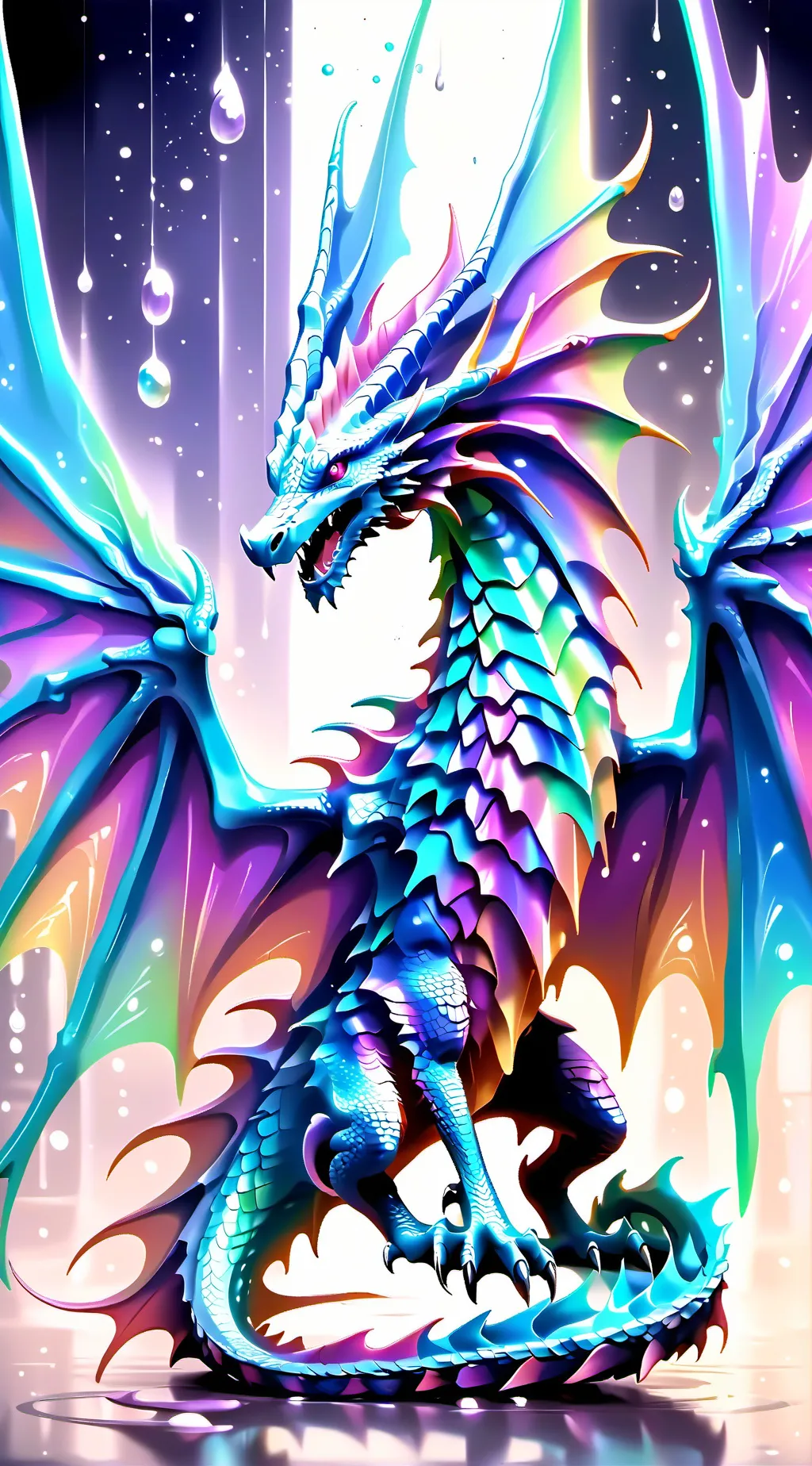 ai character: Dragon Genie background