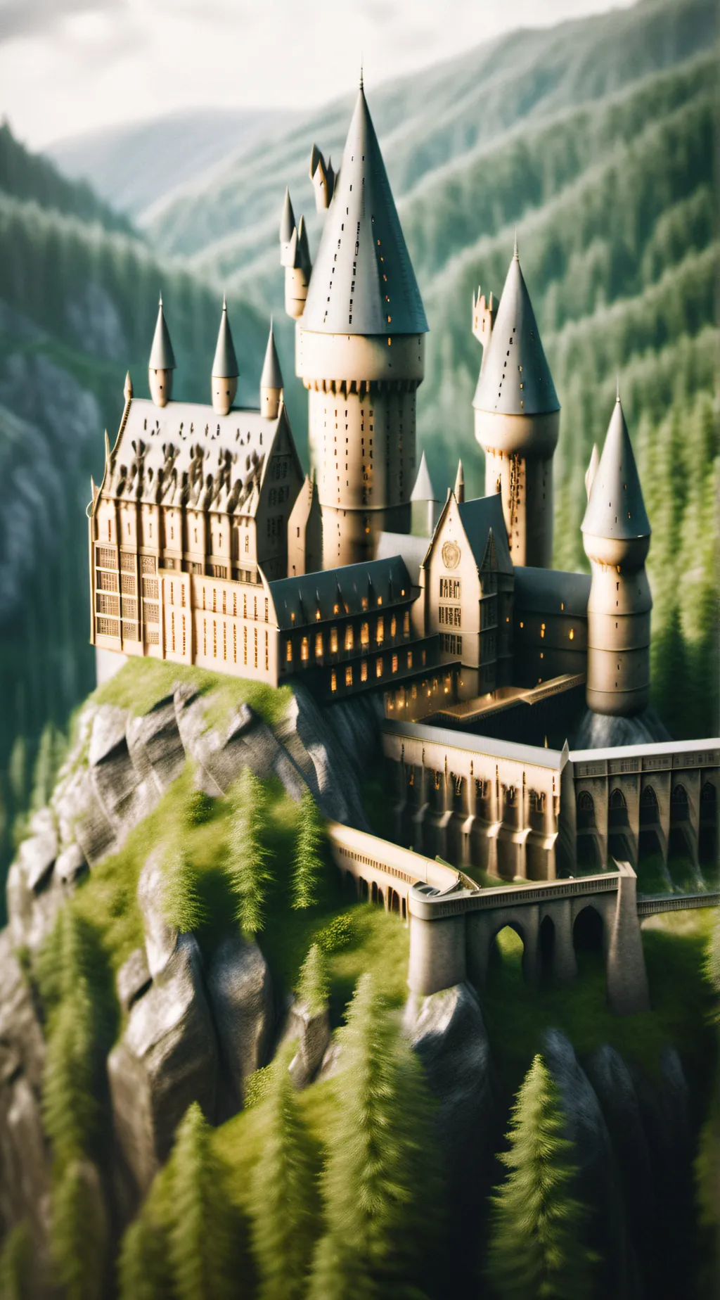 ai character: Hogwarts  background