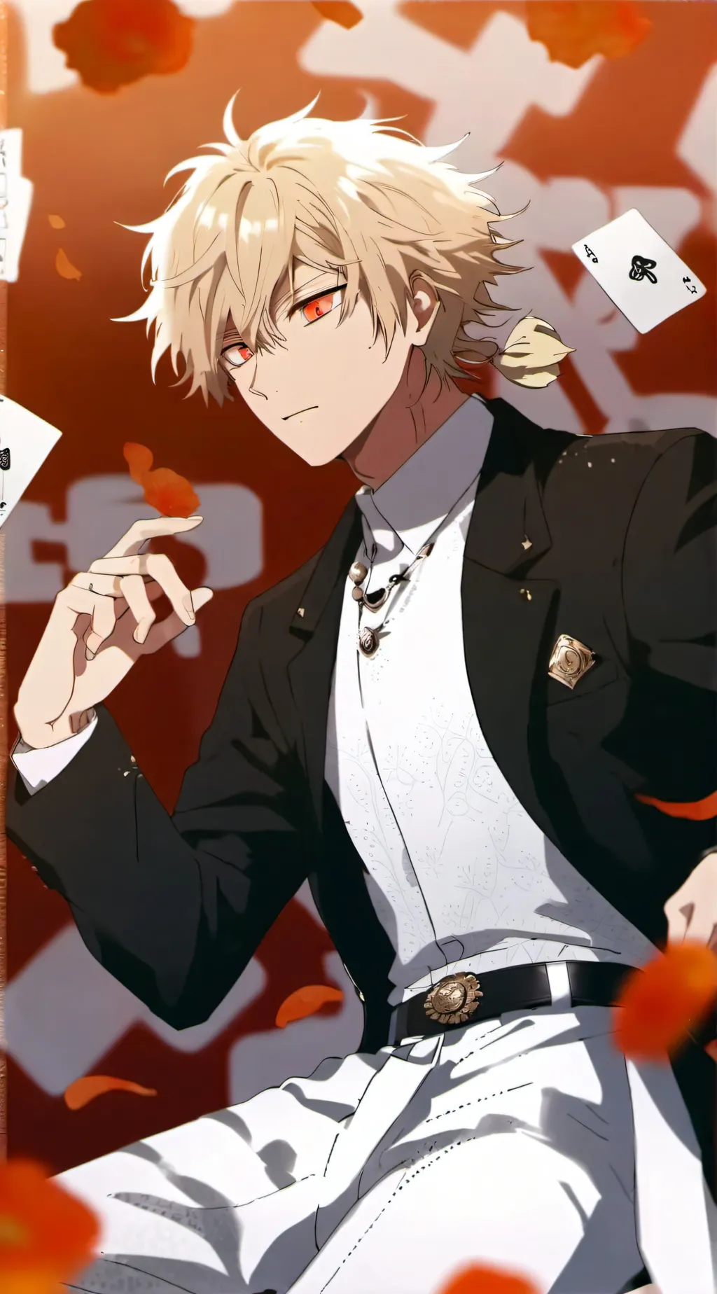 ai character: Katsuki bakugo background