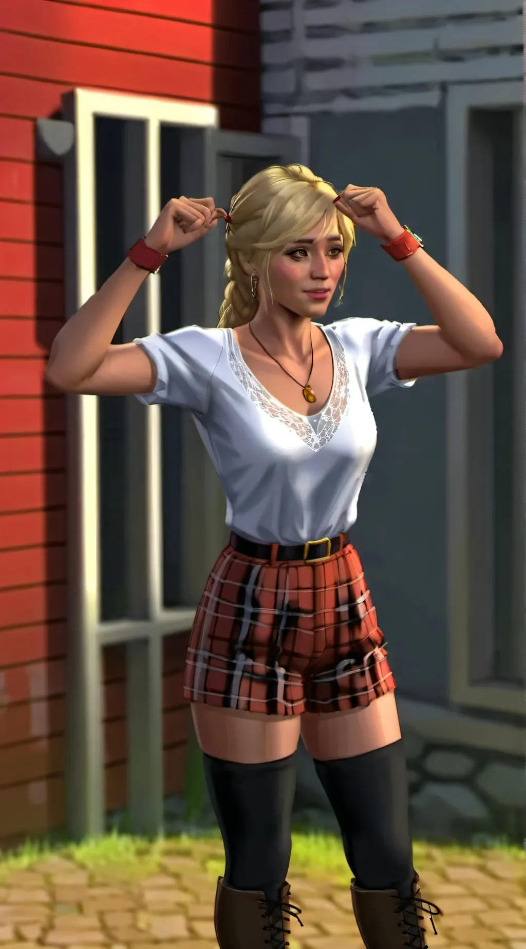 ai character: Tracey De Santa  background
