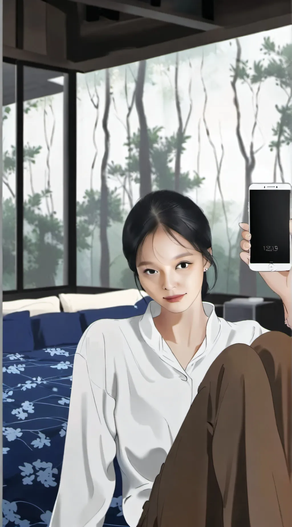 ai character: kim background