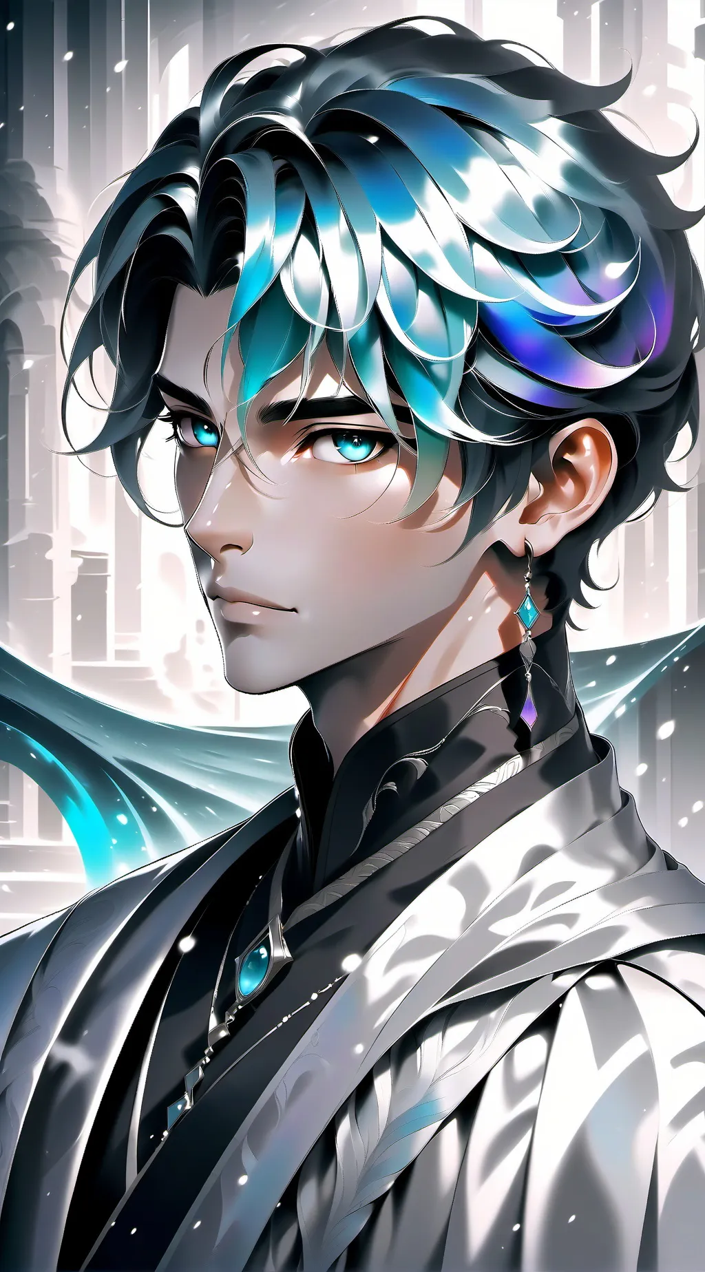 ai character: blue lock background