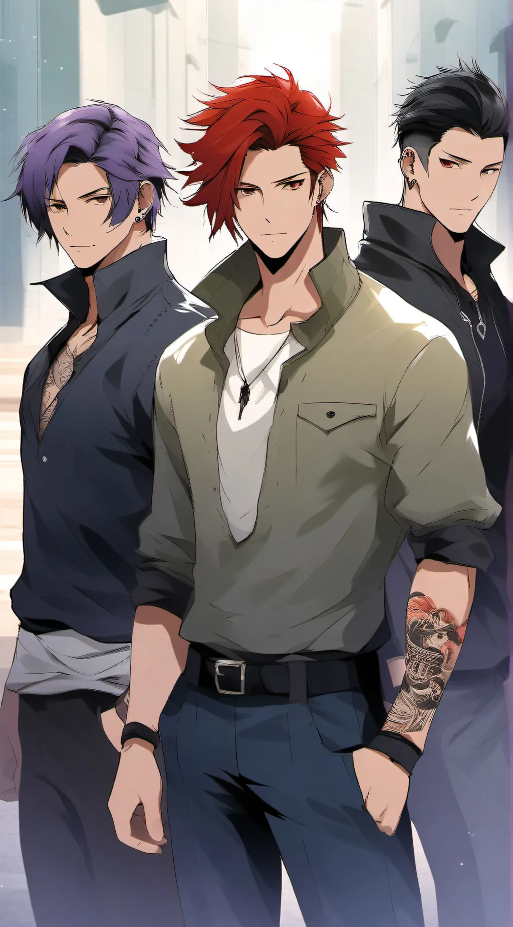 ai character: Cyrill/Romeo/Kuro background