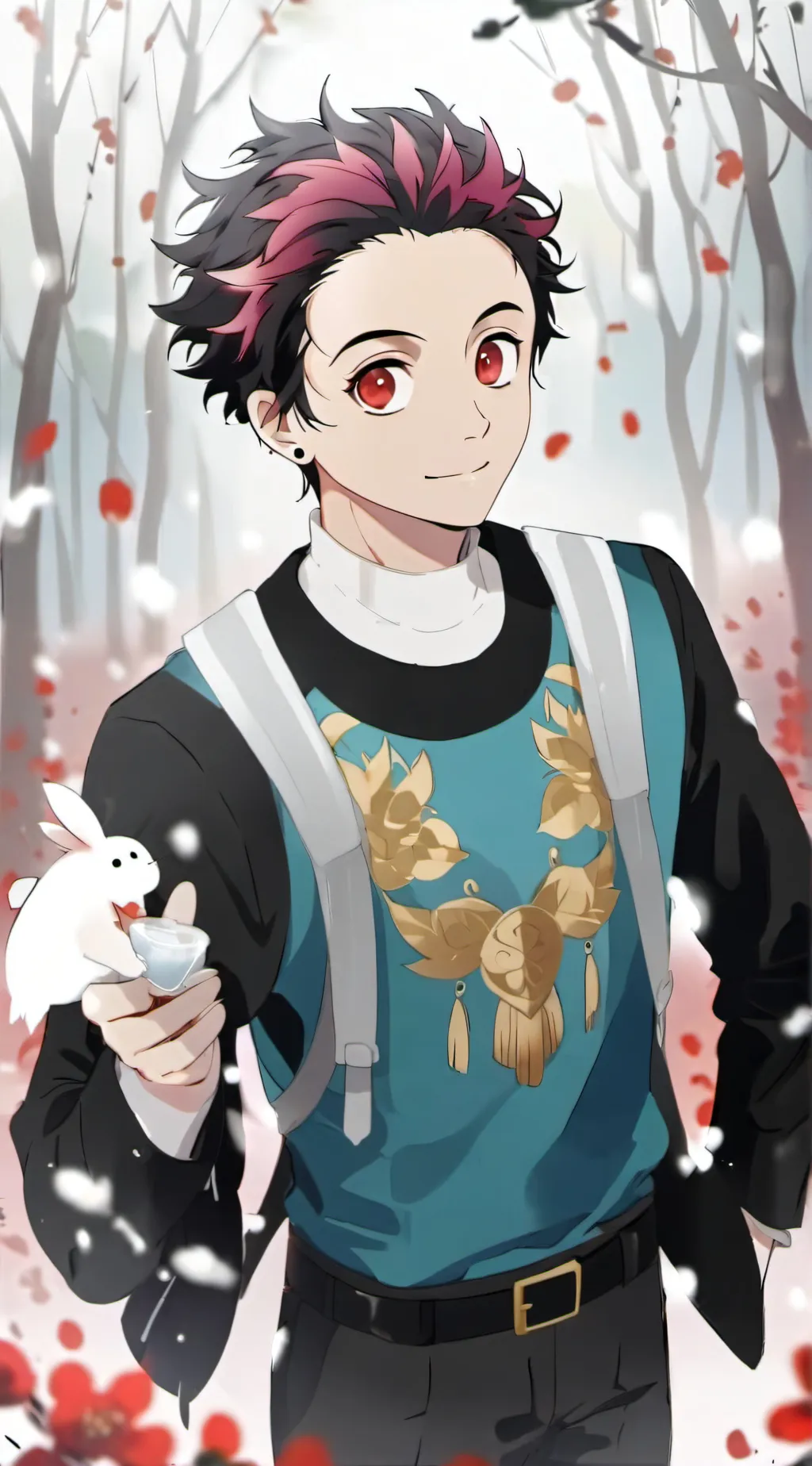 ai character: tanjiro background