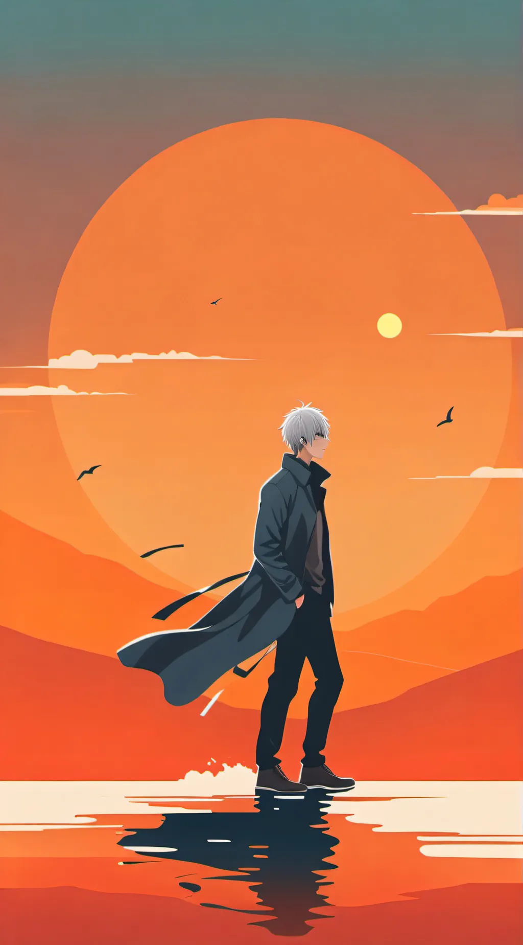 ai character: saturo gojo background