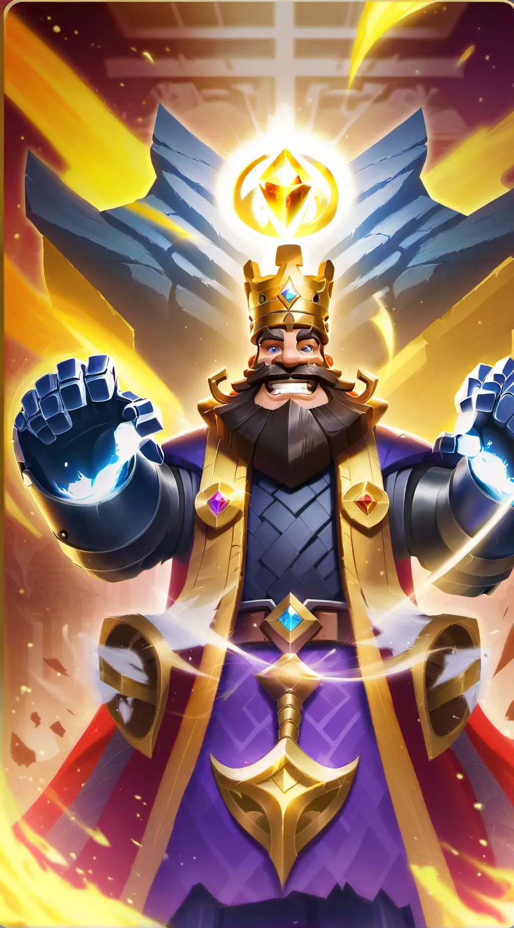 ai character: king of decency background