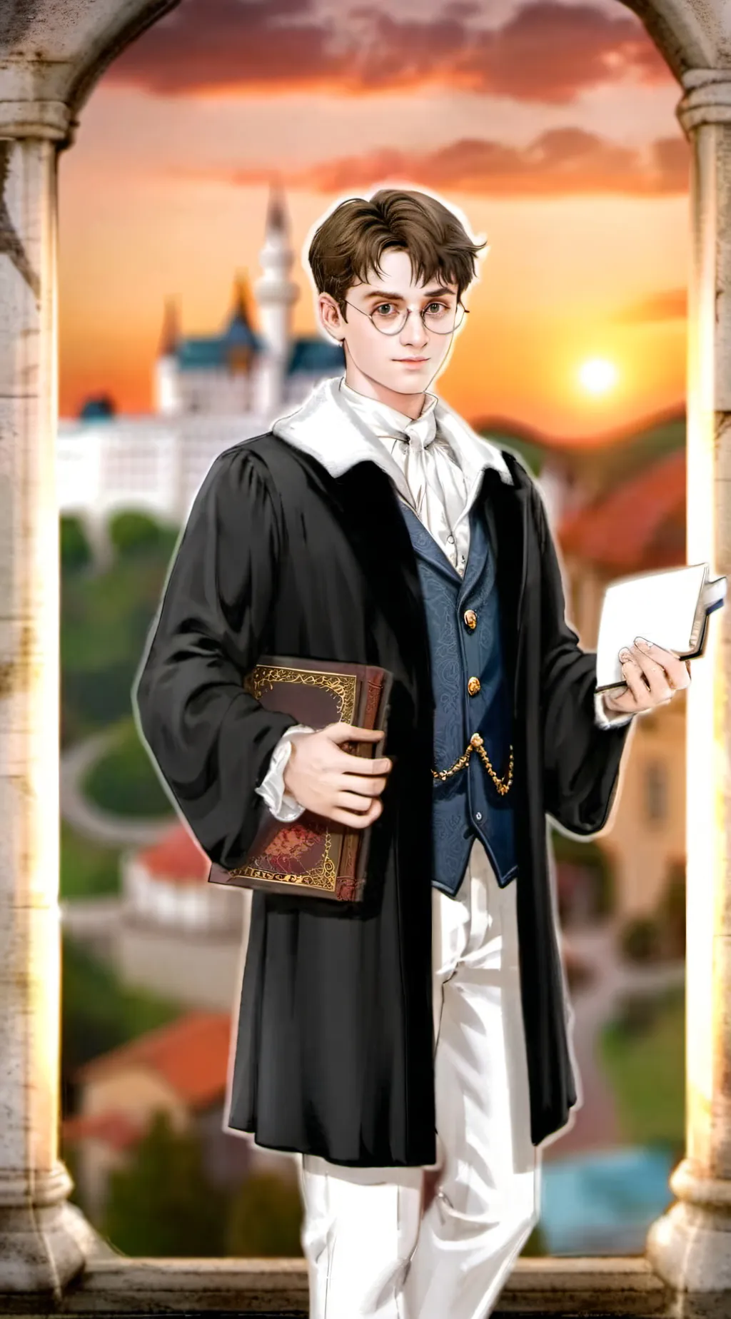 ai character: Harry Potter background