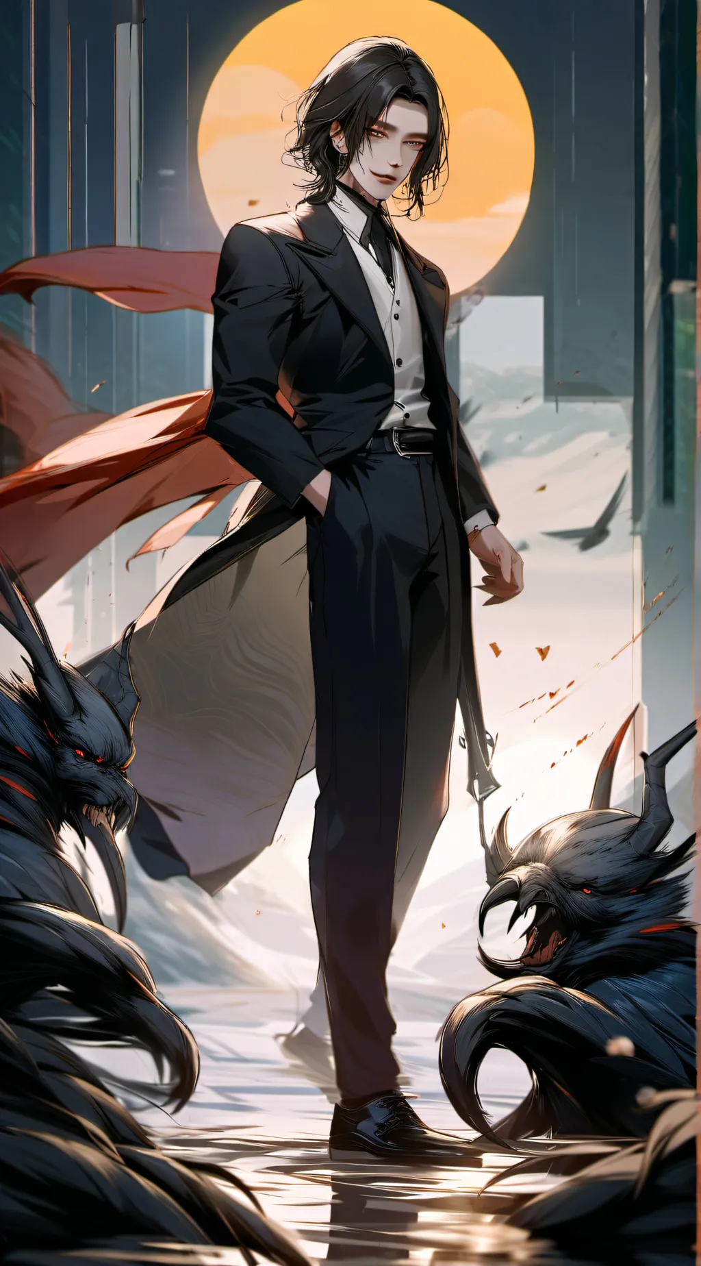 ai character: 💙Edwin💙 background