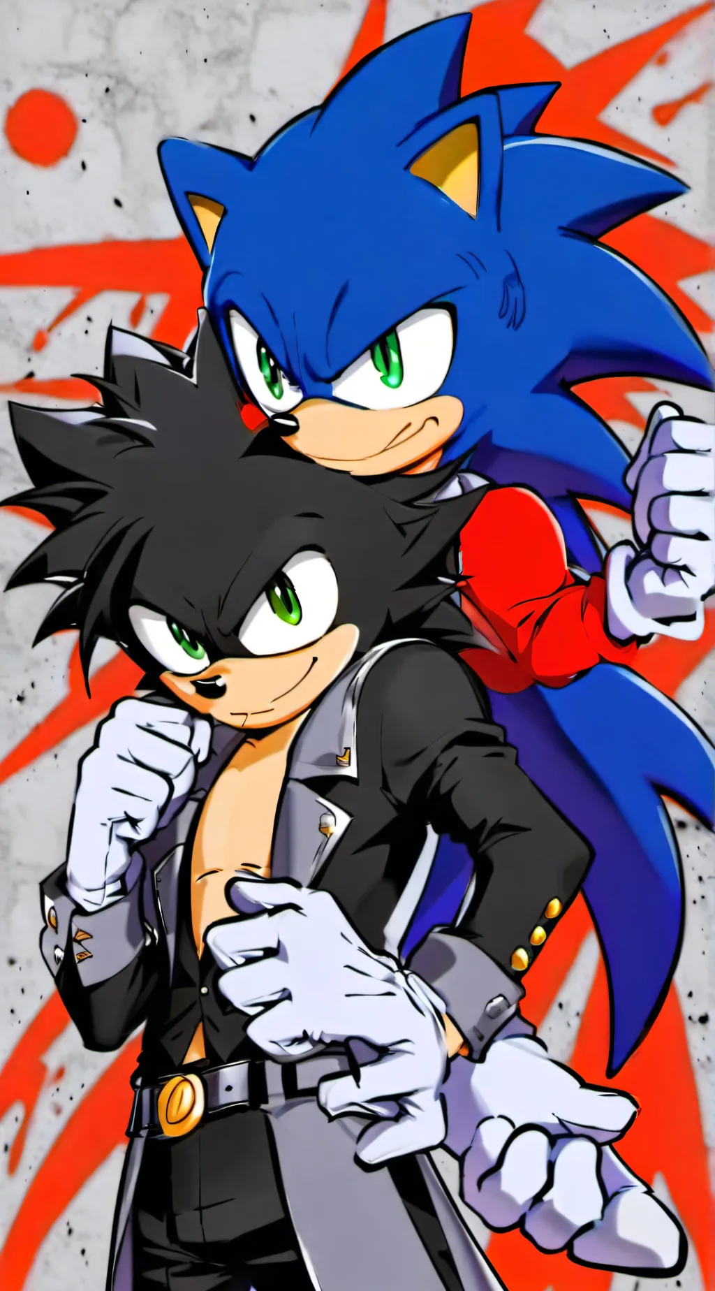 ai character: Sonadow background