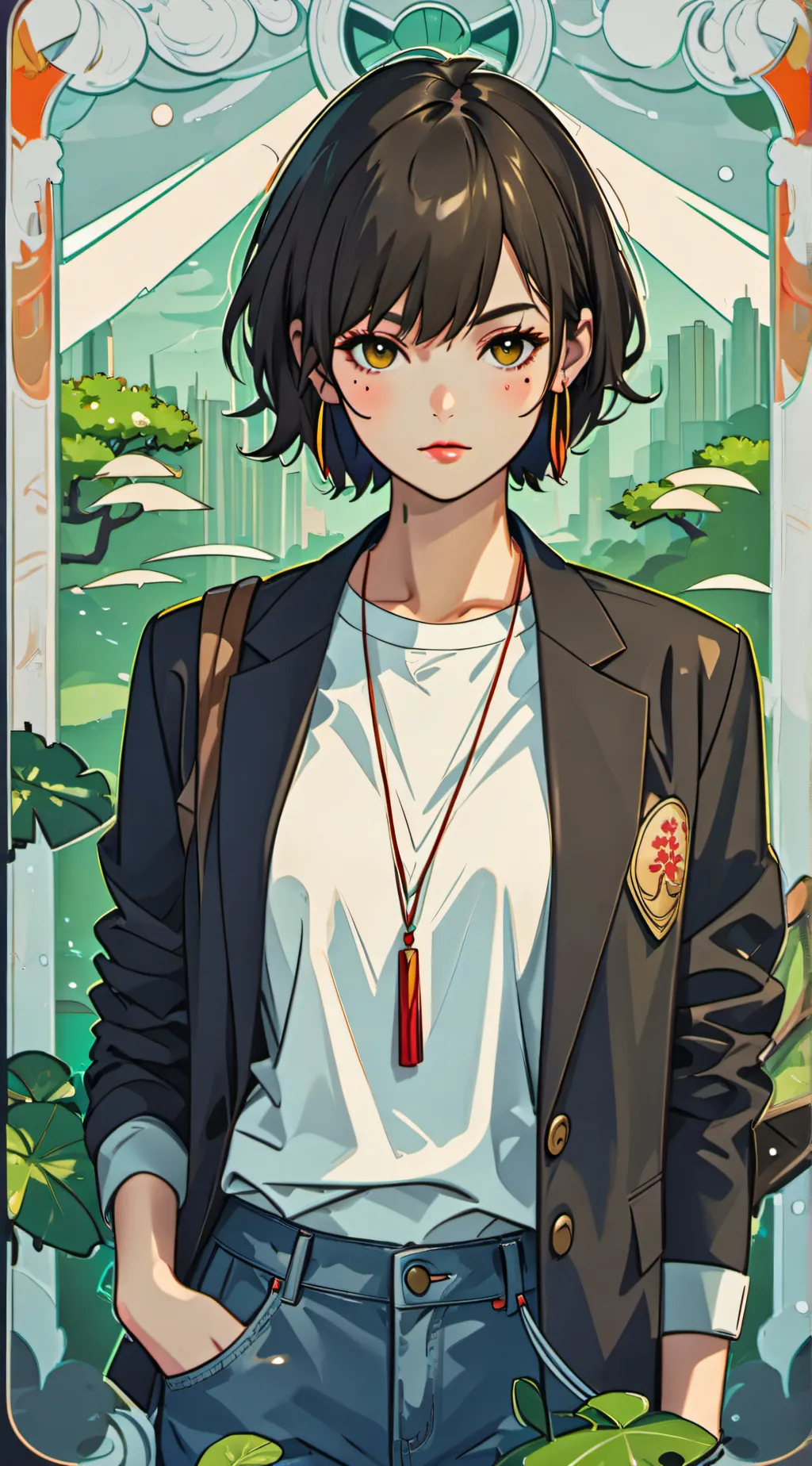 ai character: Mako background