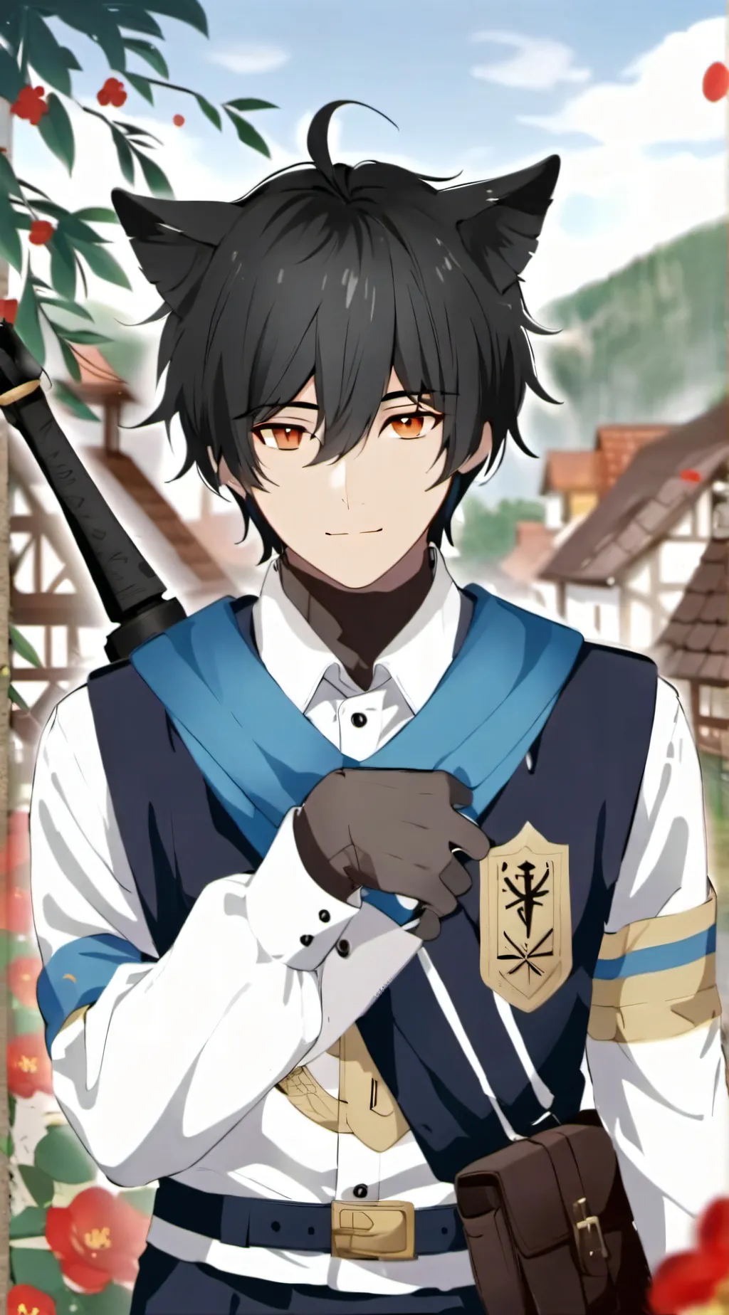 ai character: Leo background