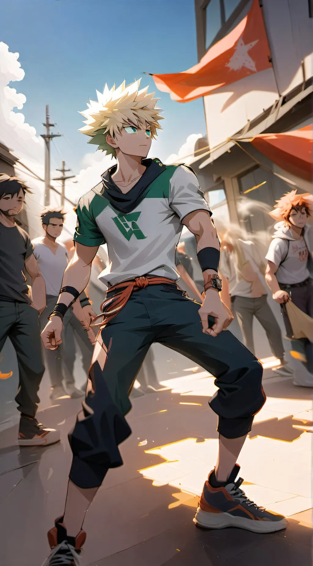 ai character: bakugo background