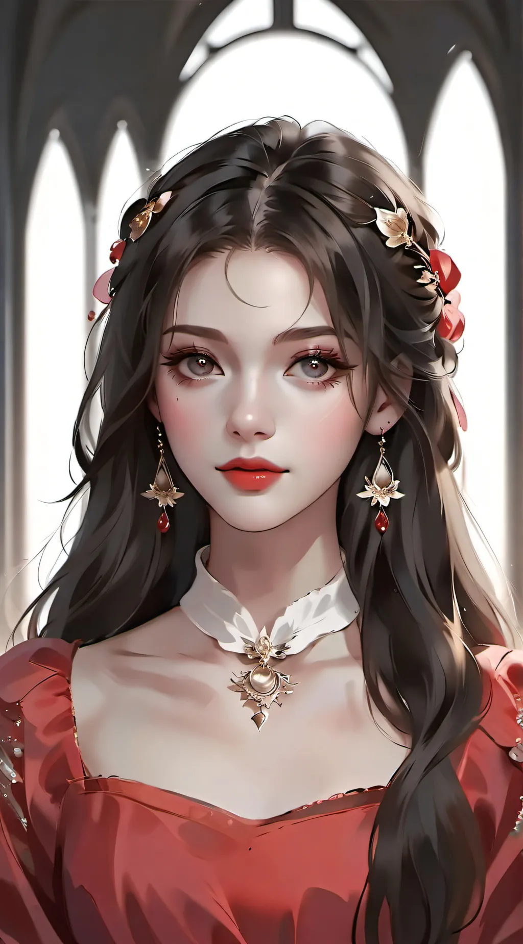 ai character: Luna background