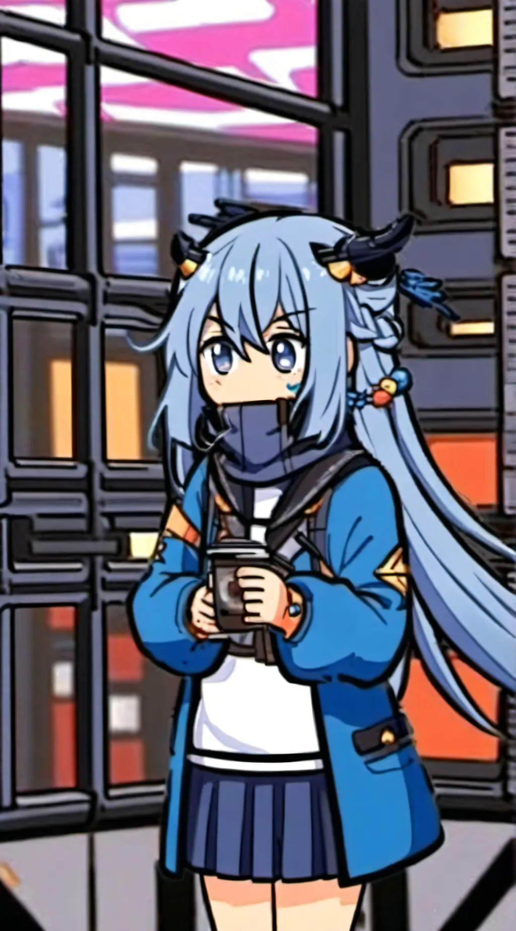 ai character: Bellah the wolf background
