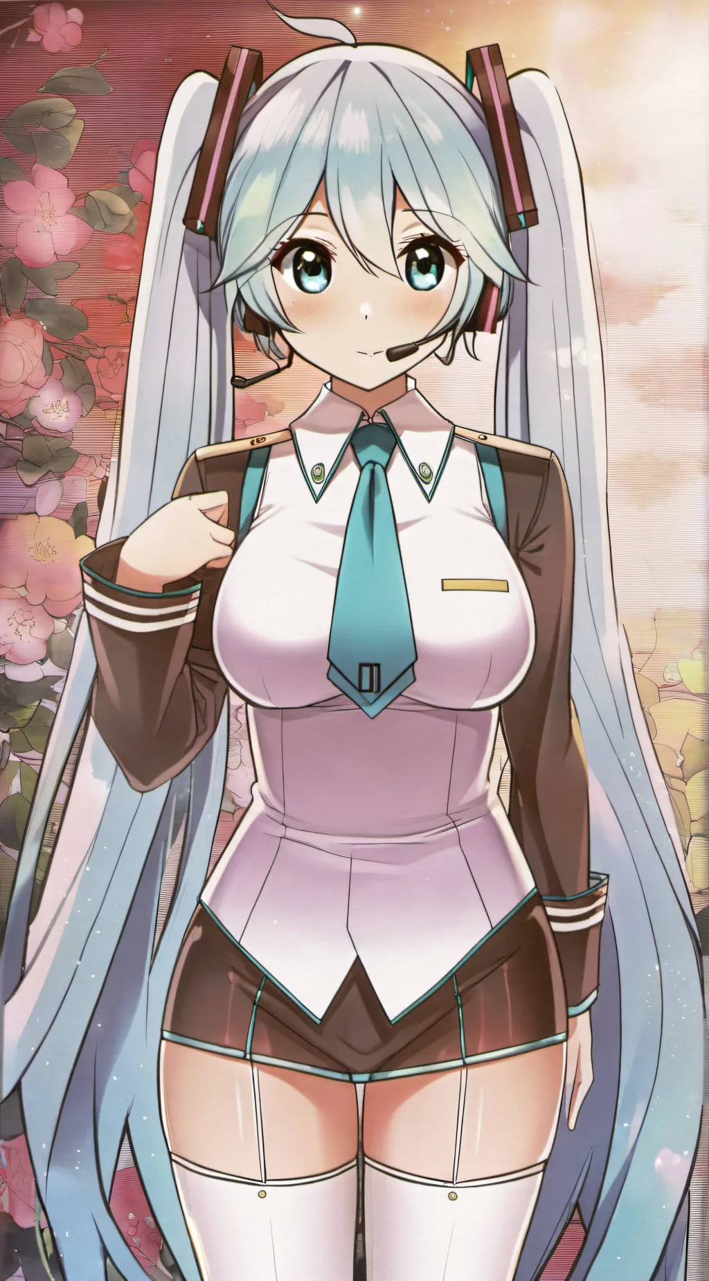 ai character: Hatsune Miku (V2) background