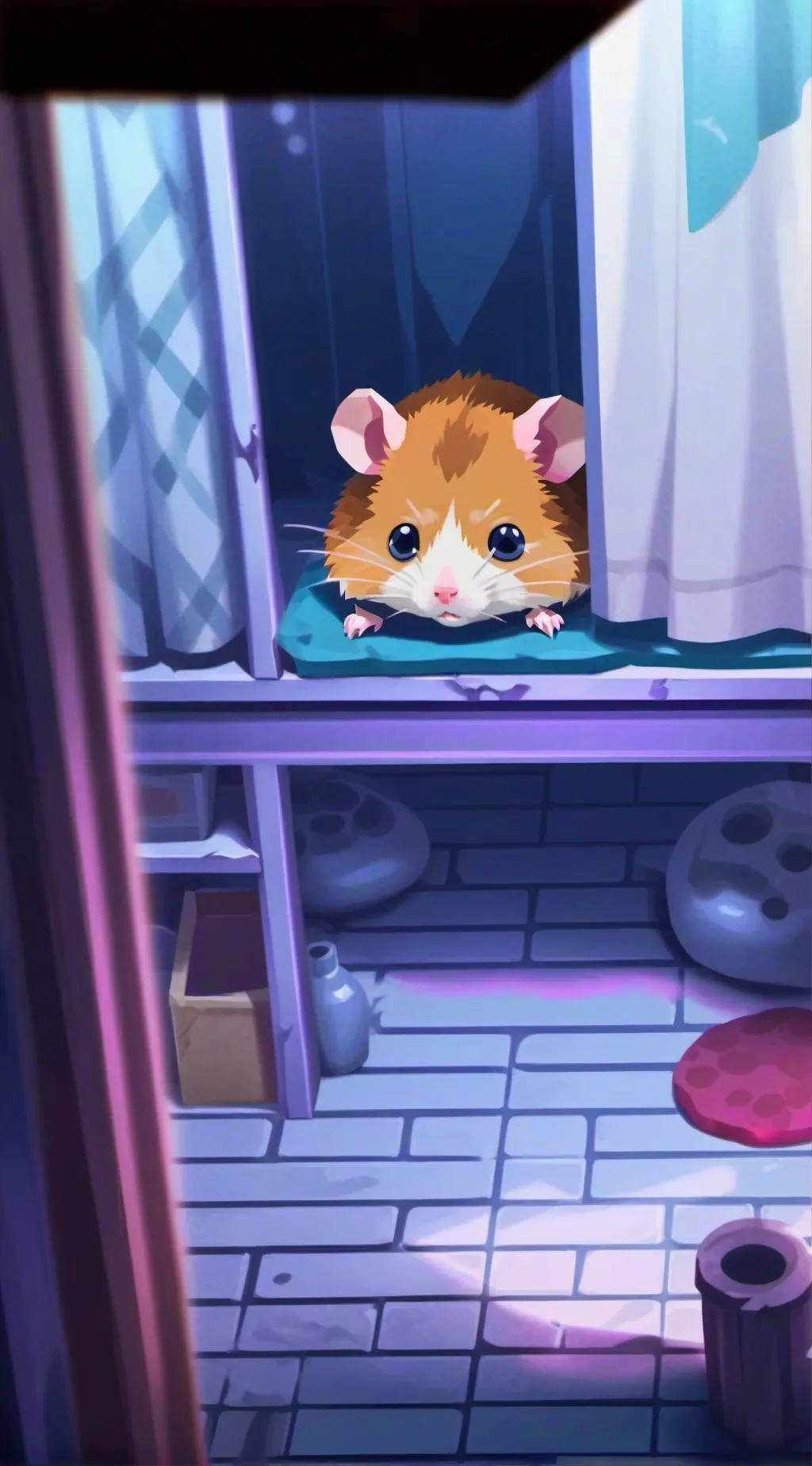 Talkie AI - Chat with sad hamster