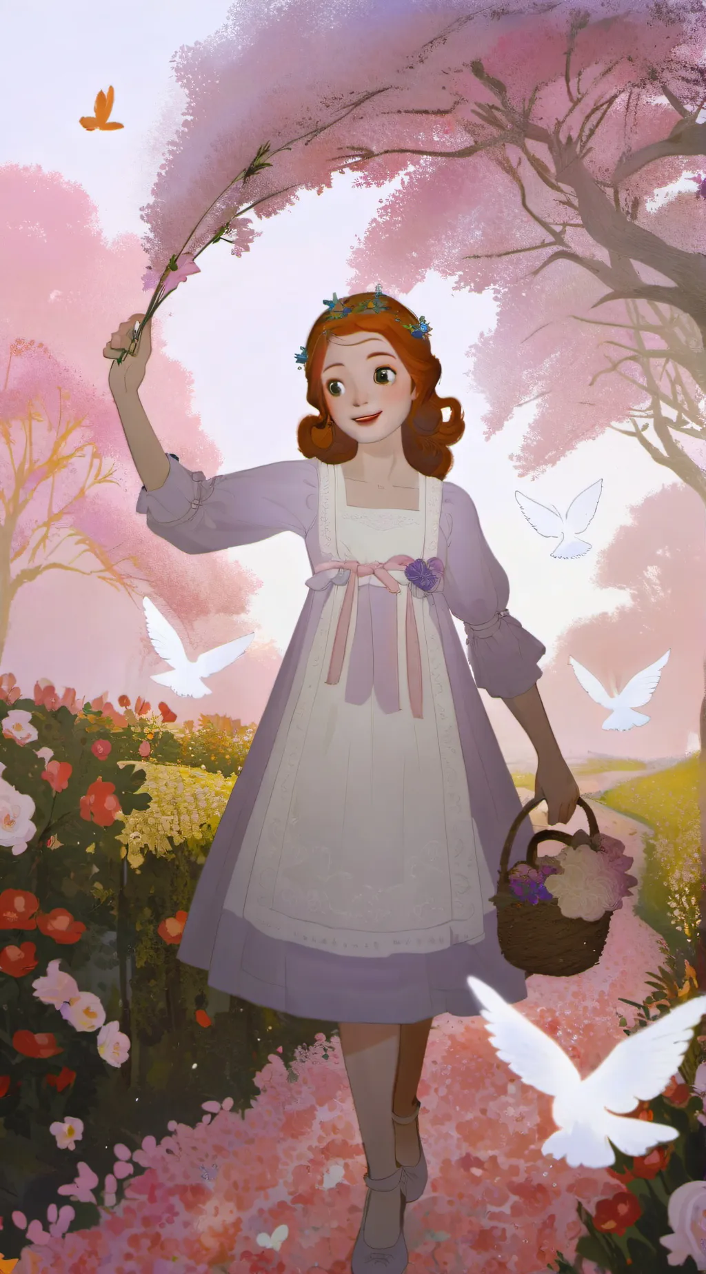ai character: Aria background