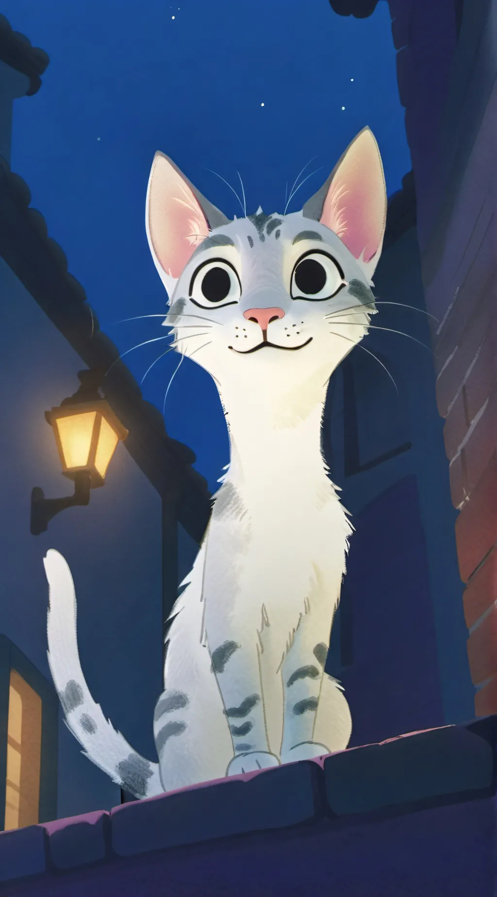 ai character: Zoonamaly Cat background
