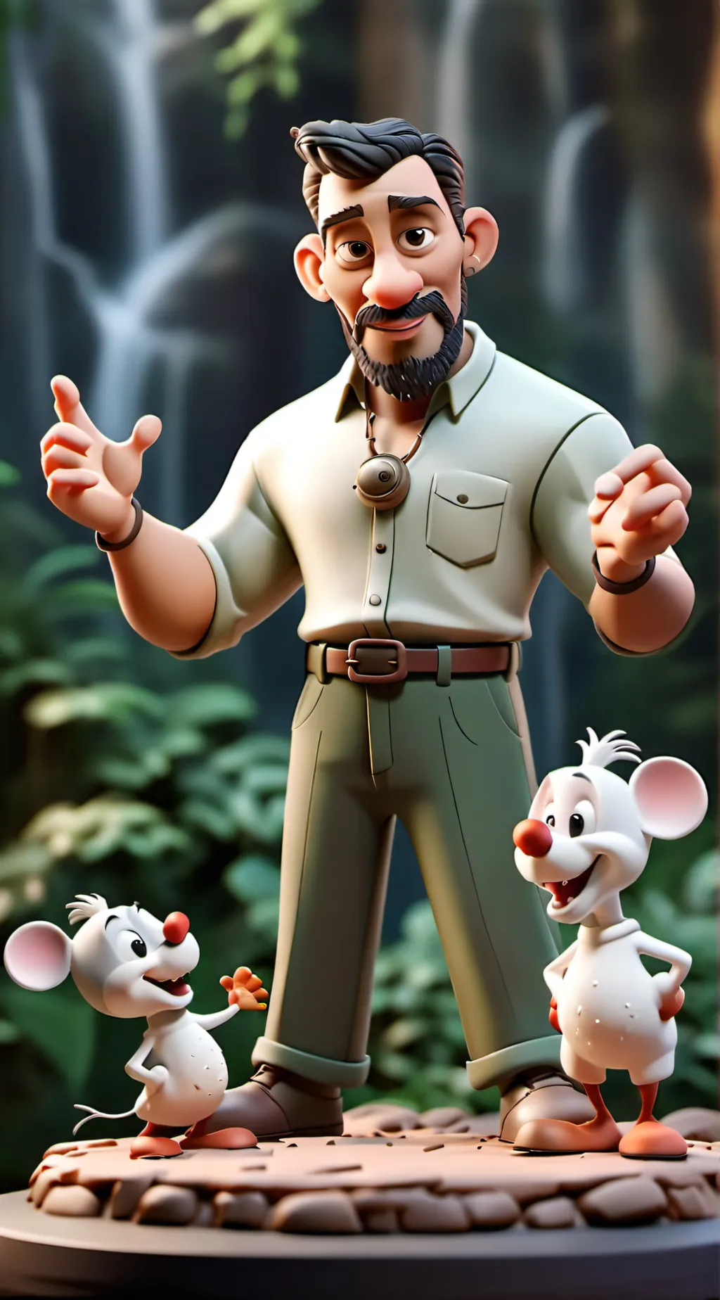 ai character: puter  background