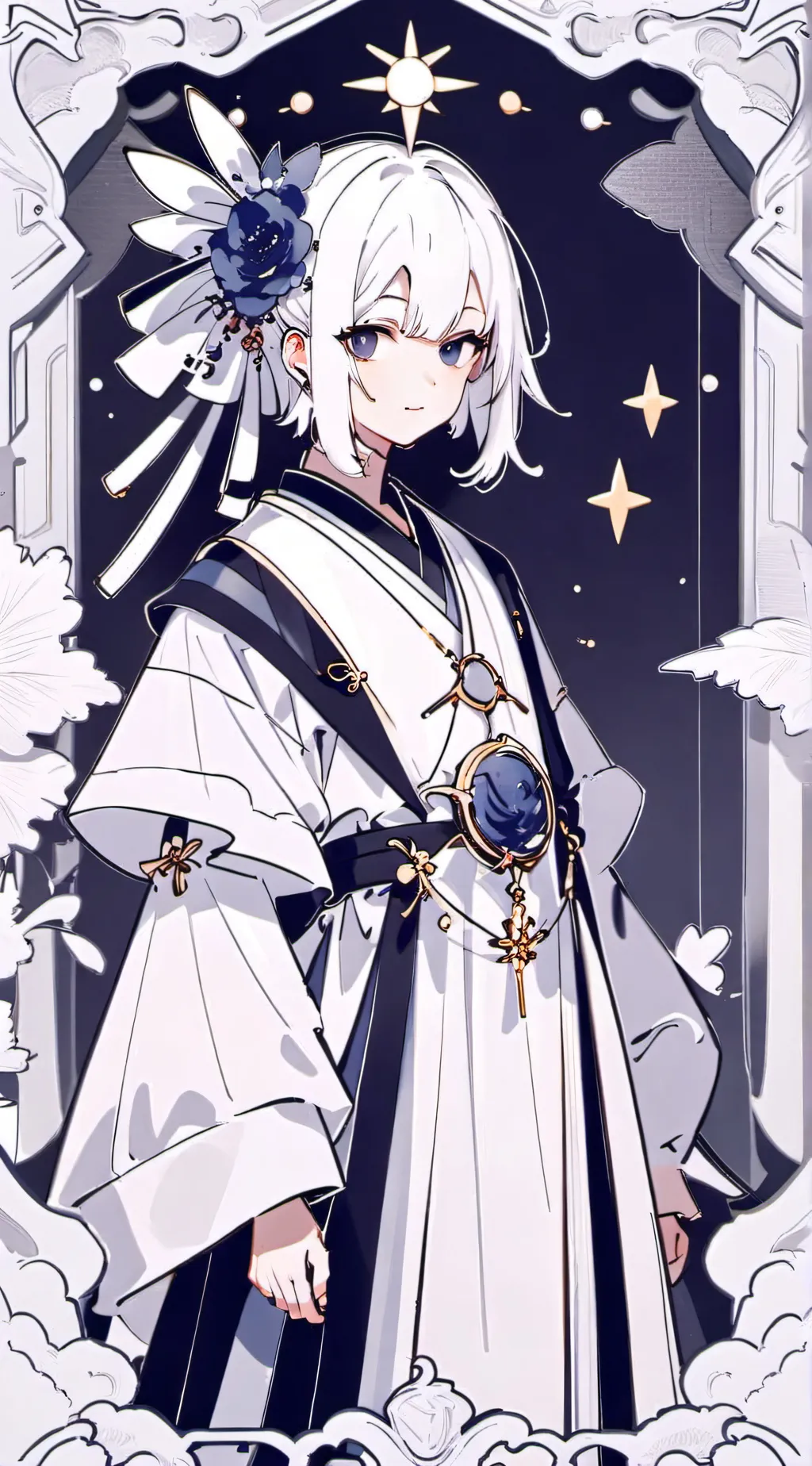 ai character:  step sister lily background