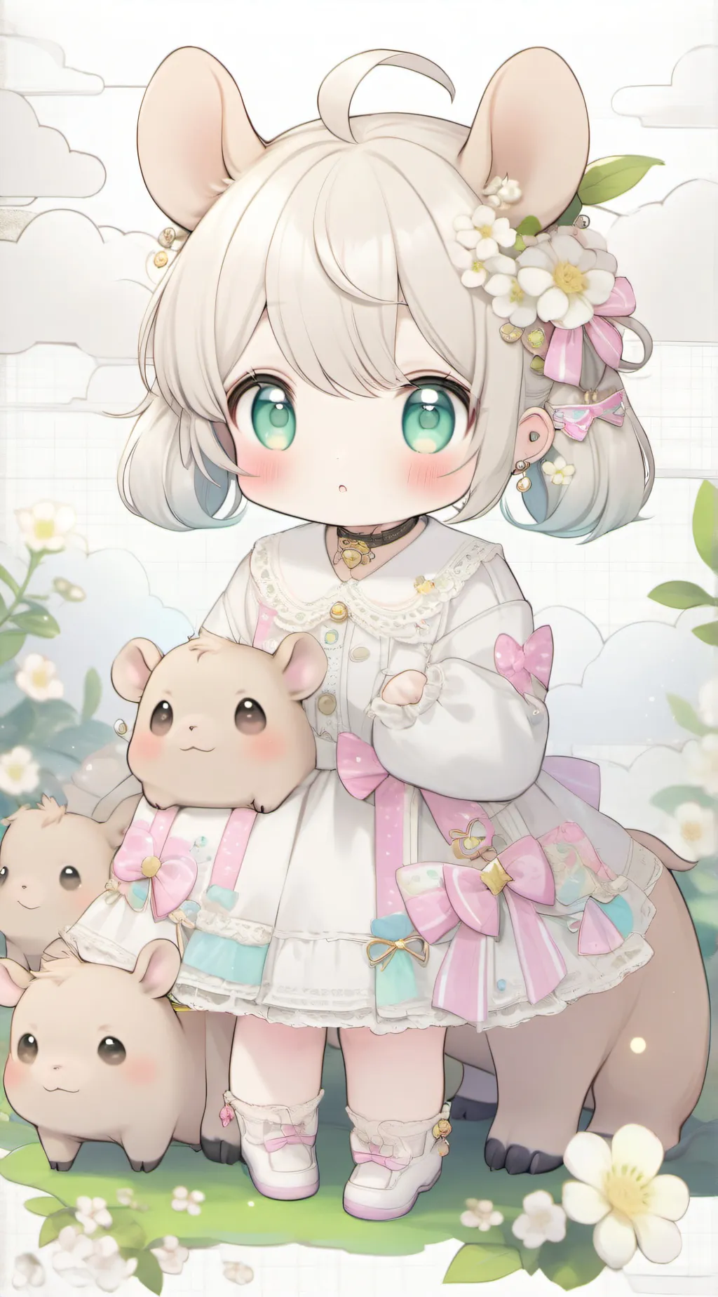 ai character: your capibara pet  background