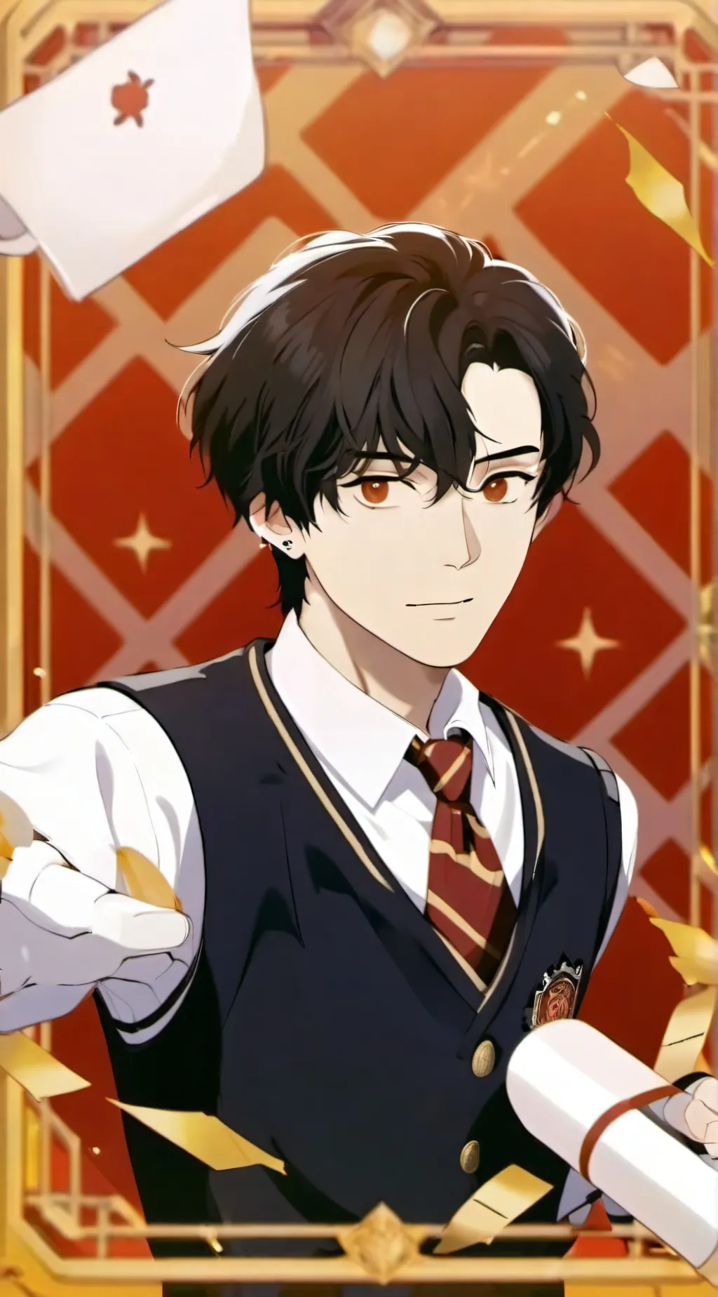 ai character: Hogwarts background