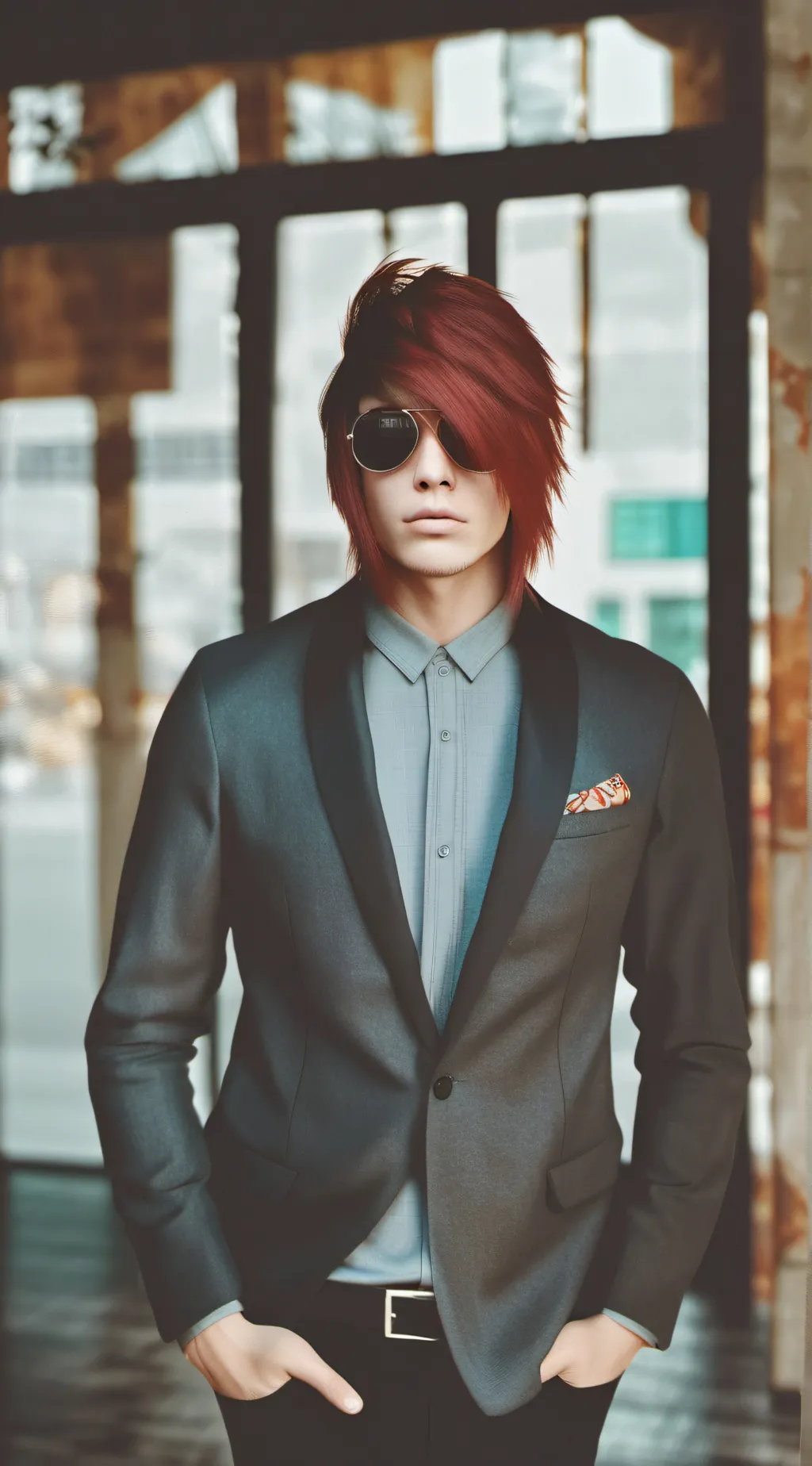 ai character: rich boyfriend  background