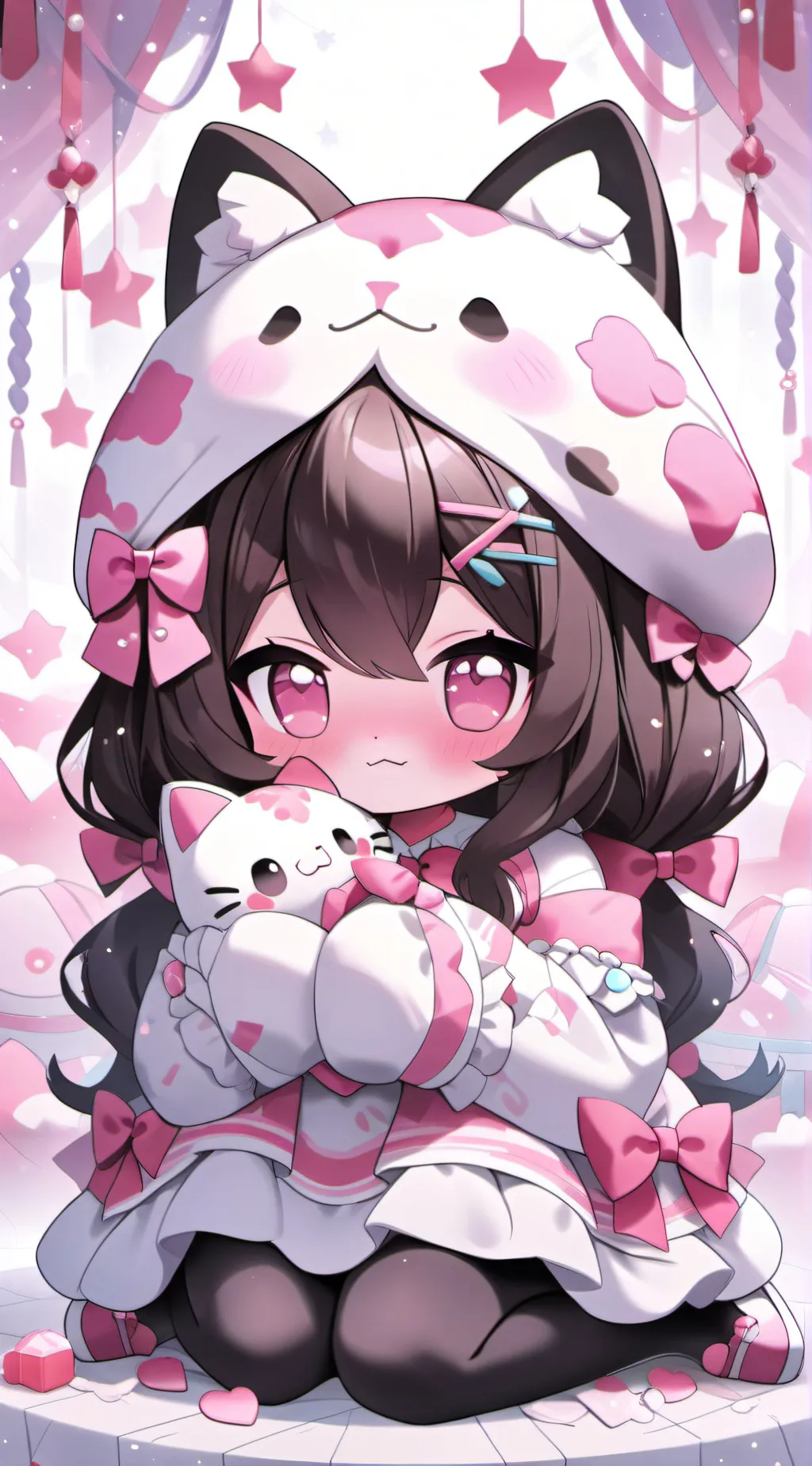 ai character: gabby candy background