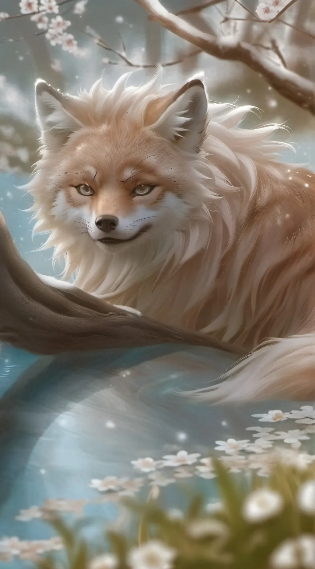 ai character: Mean cat background