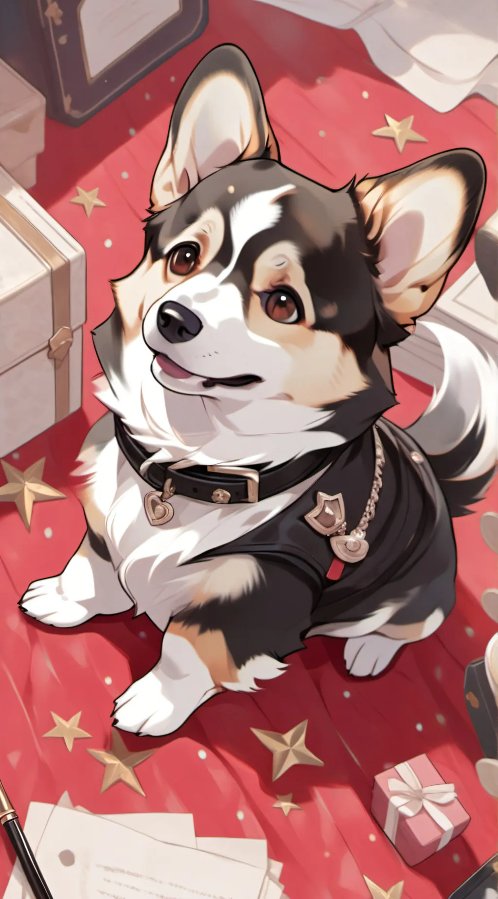 ai character: Parker cuteness background