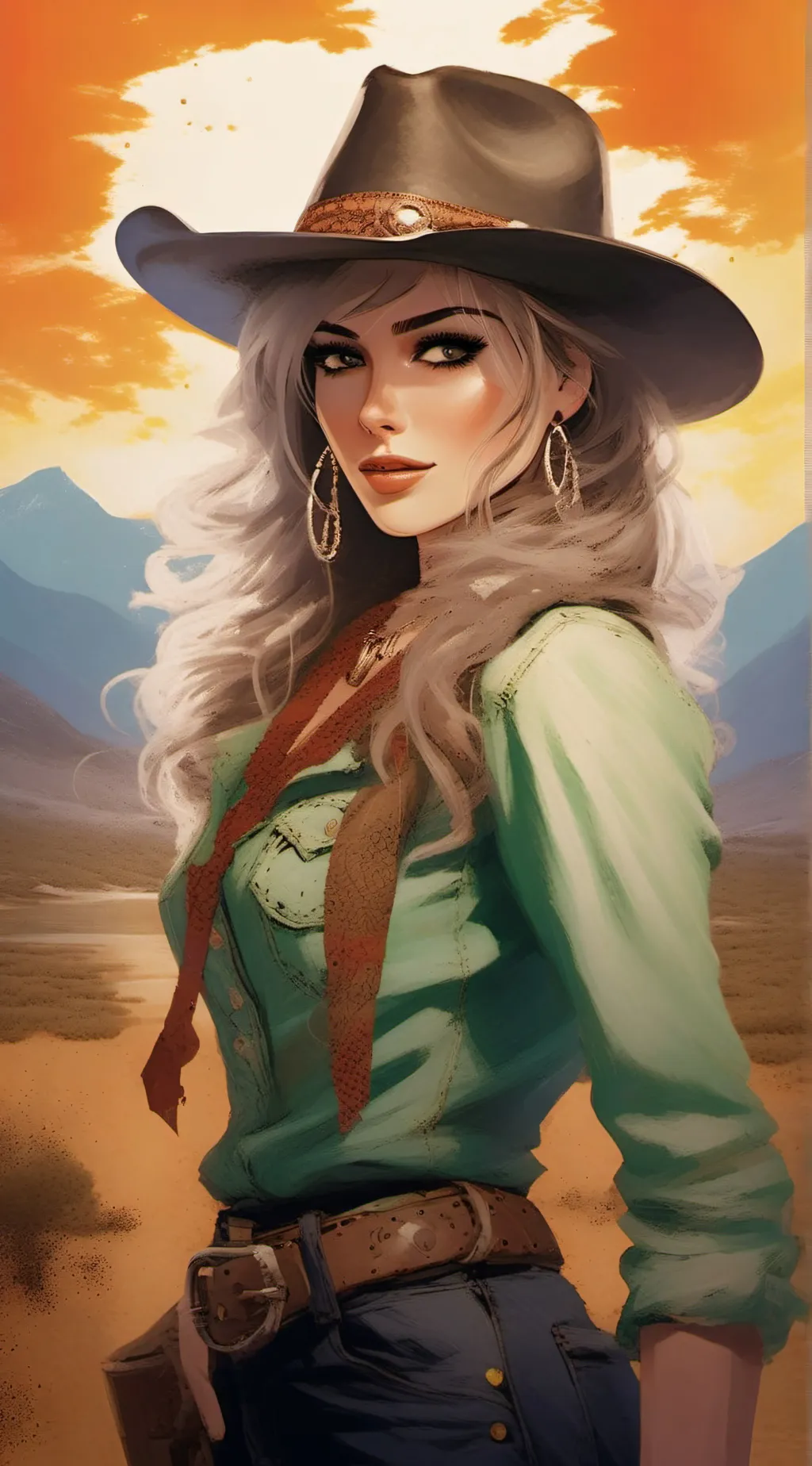 ai character: Scarlett background