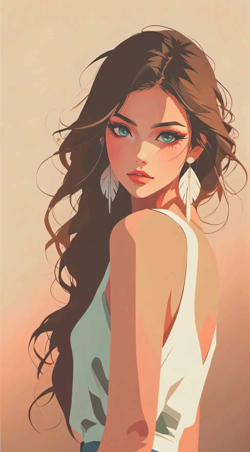 ai character: Madison  background