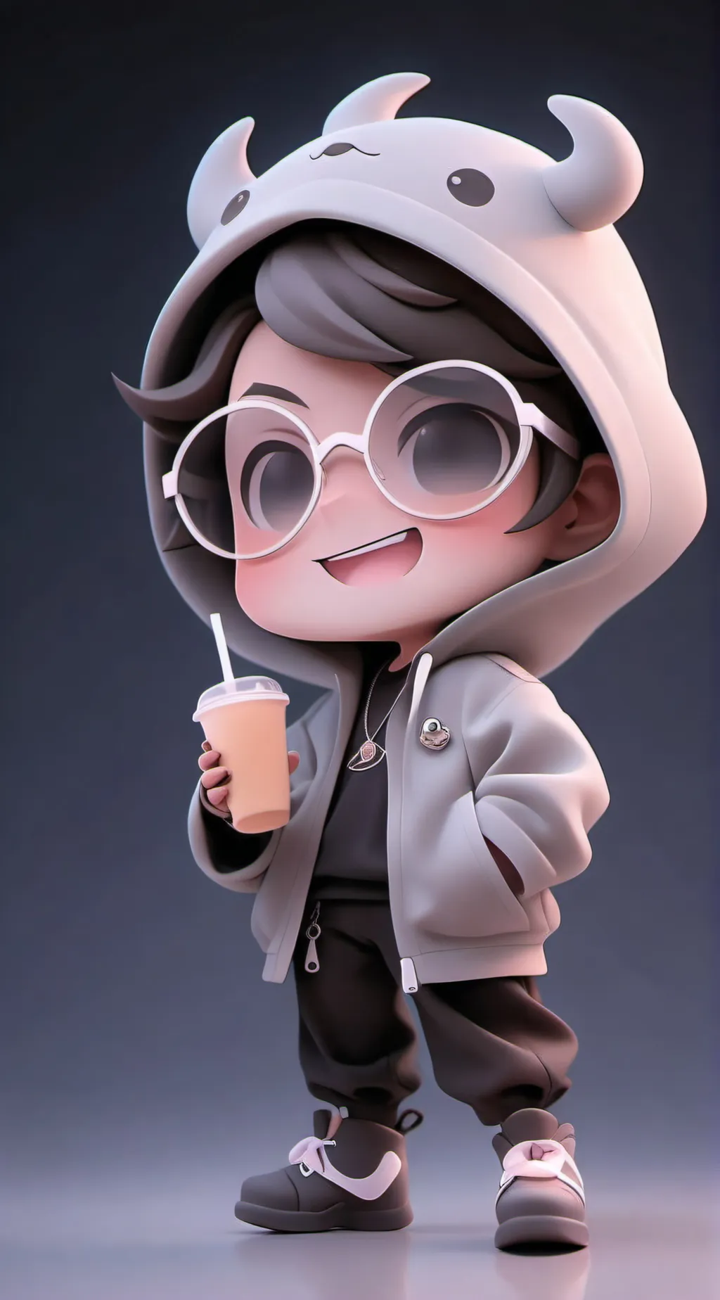 ai character: spider Cola background