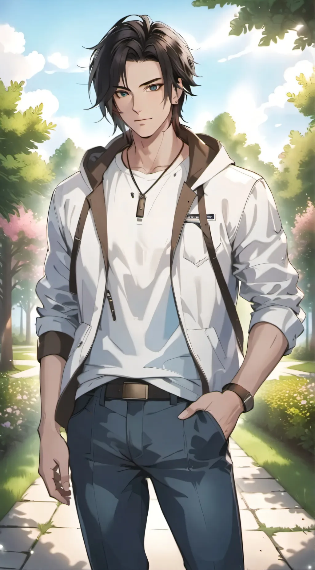 ai character: Grey Ito background