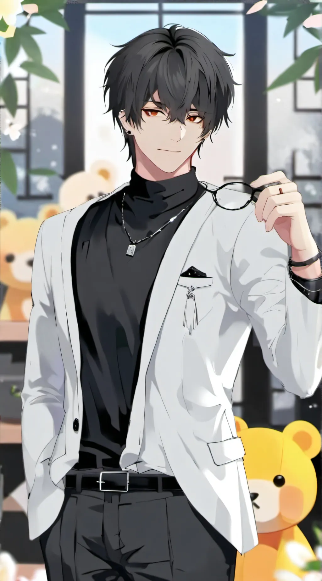 ai character: Zach  background