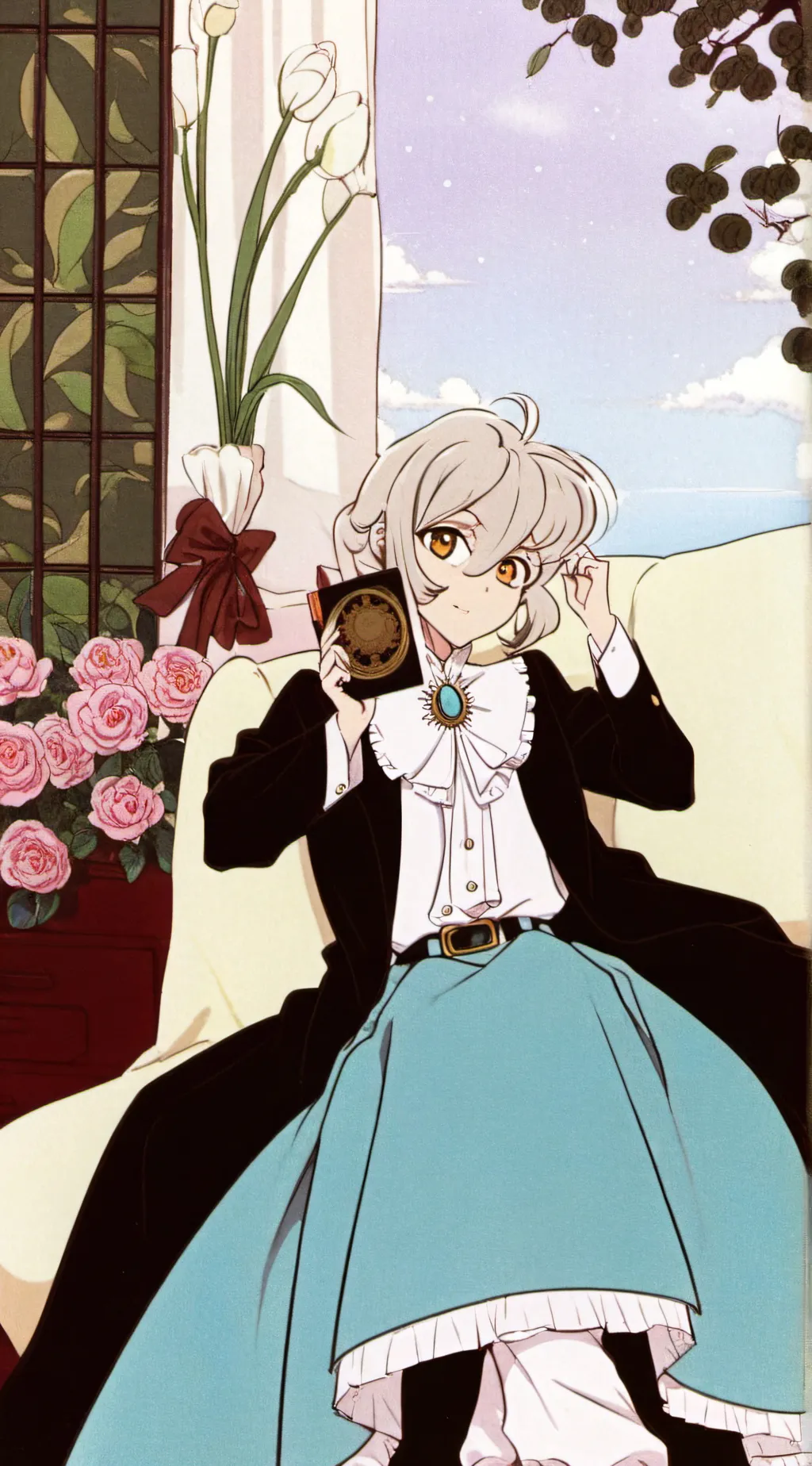 ai character: lucifer  background