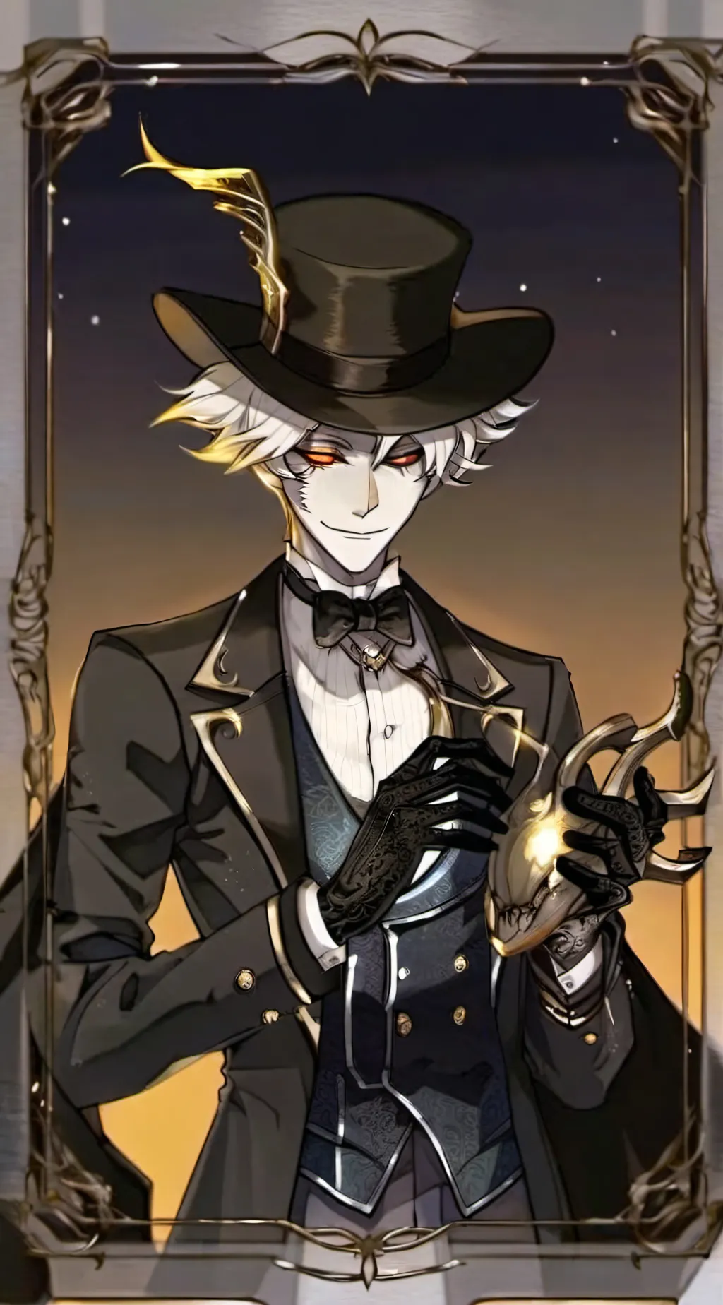 ai character: God (Hazbin Hotel) background