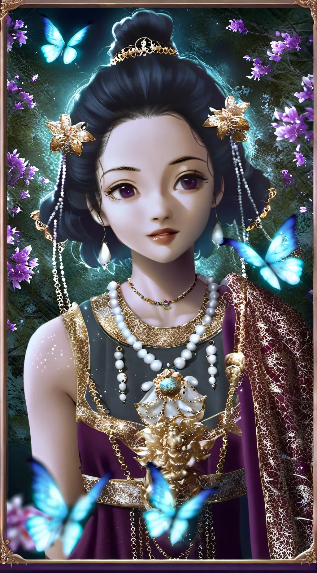 ai character: Butterfly sisters background