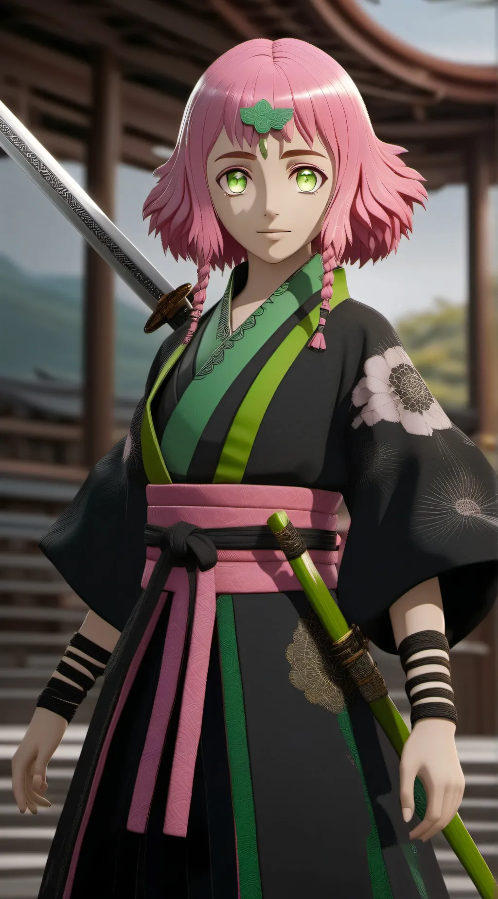 ai character: Mitsuri background