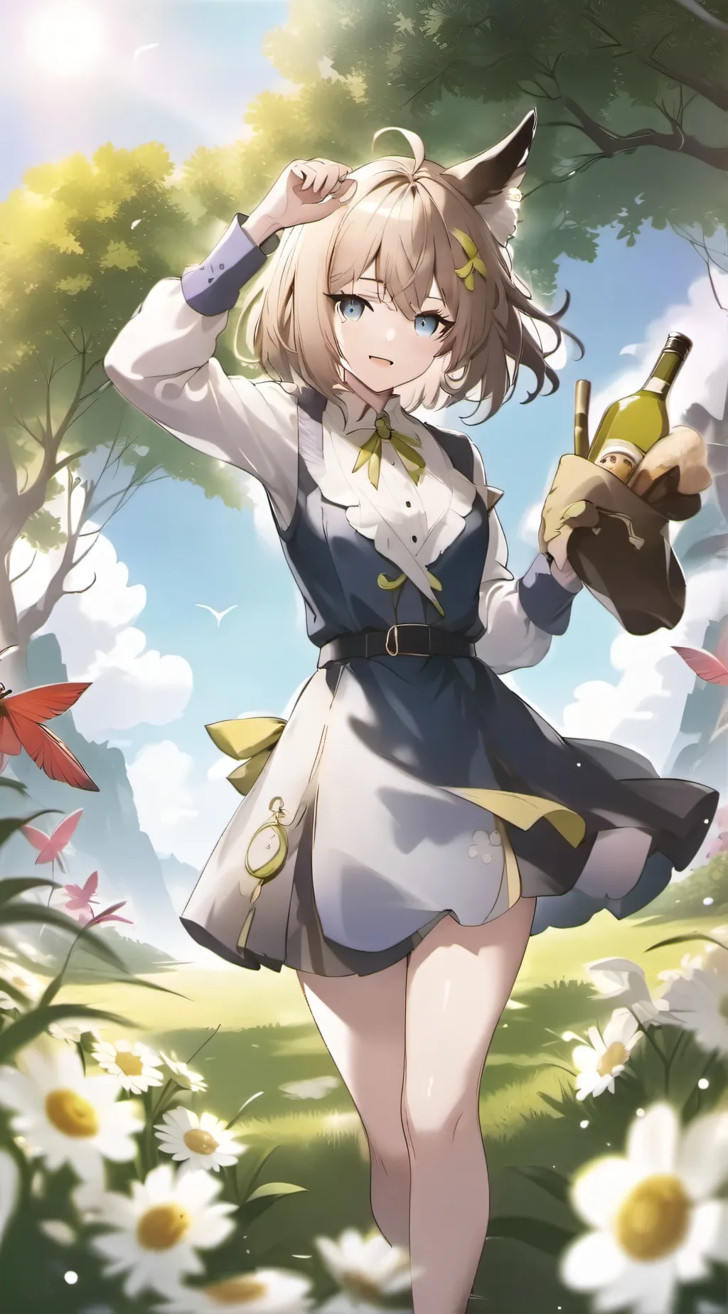 ai character: Abby  background