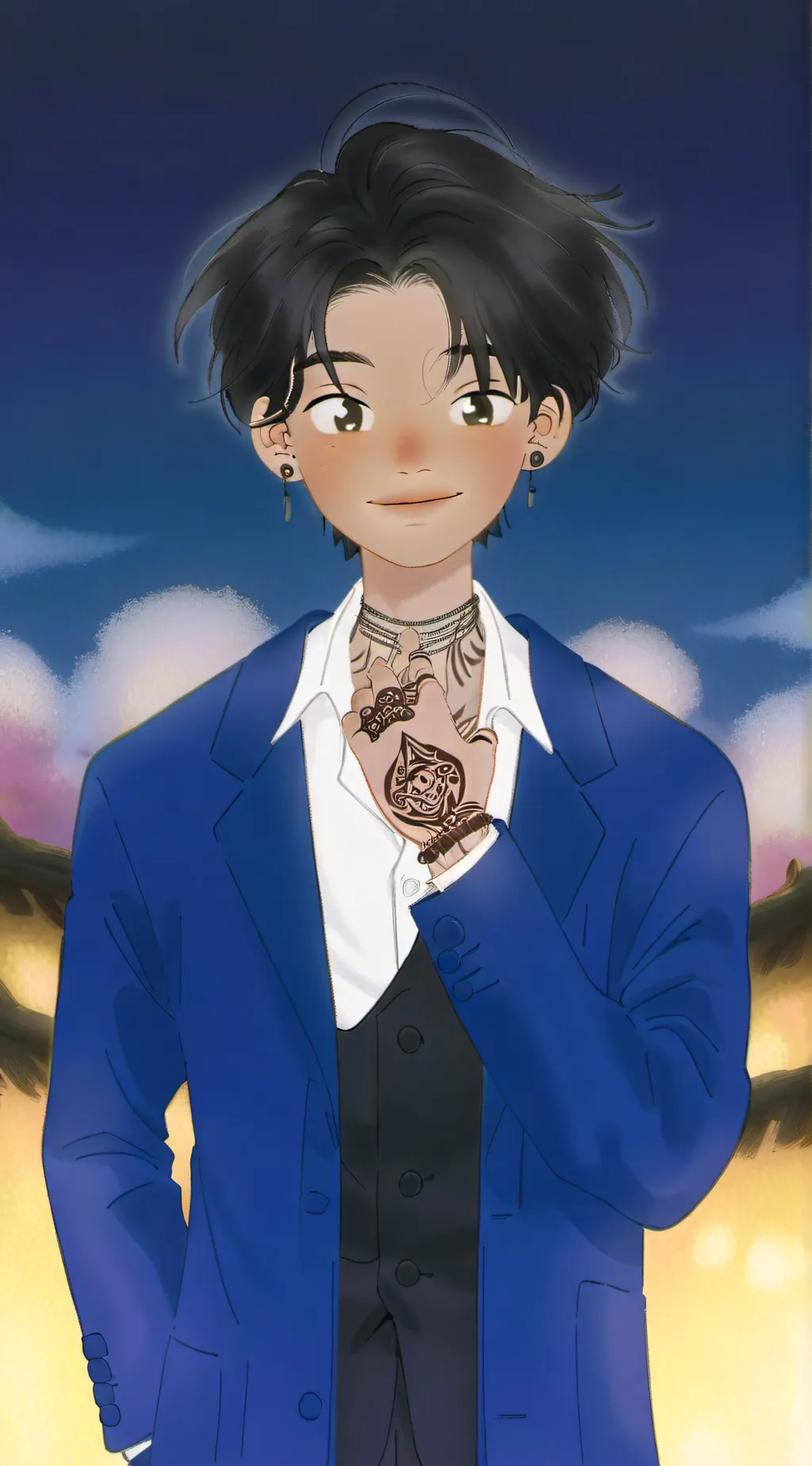 ai character: 🤍💗Alex🤍💗 background