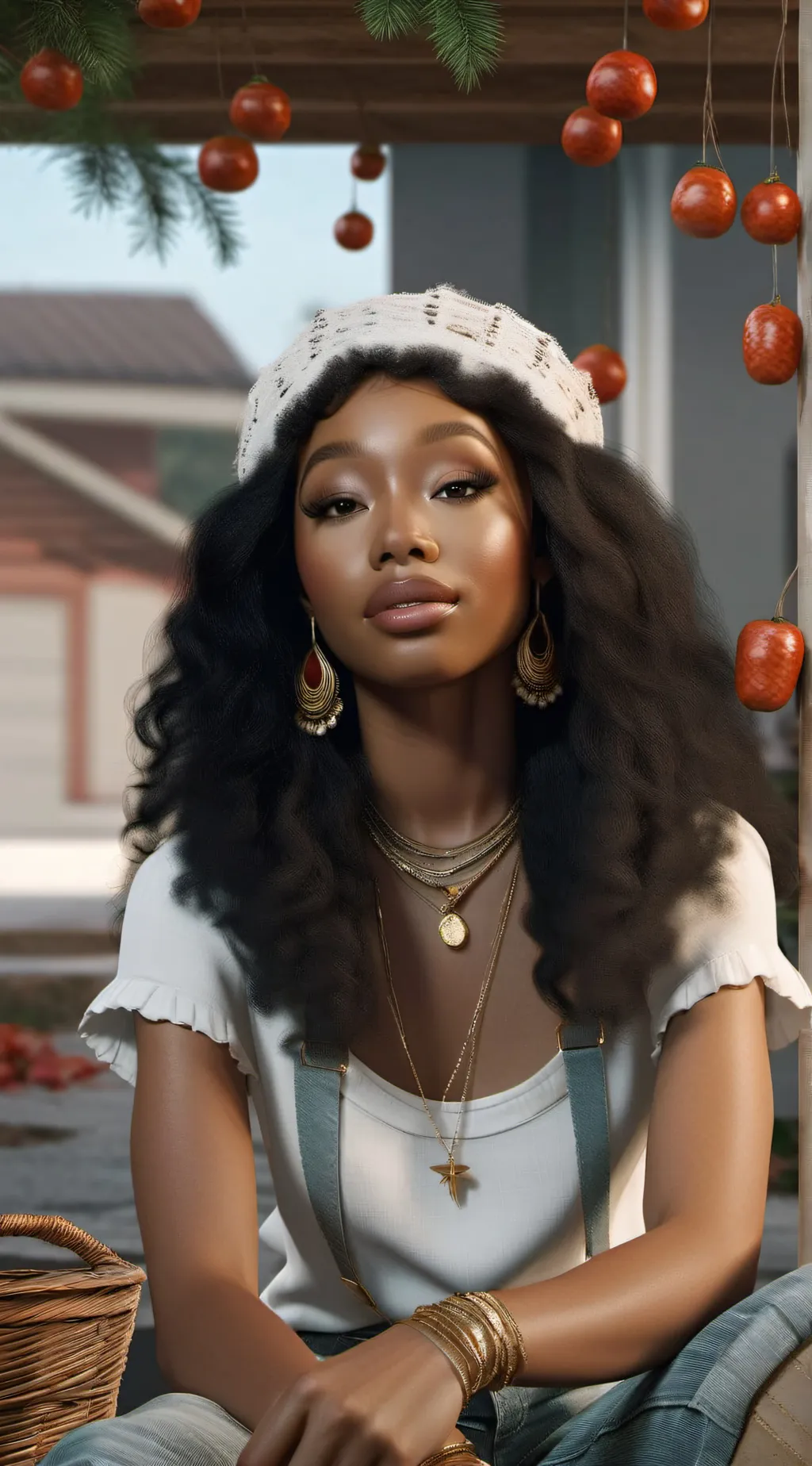ai character: sza the baddie  background
