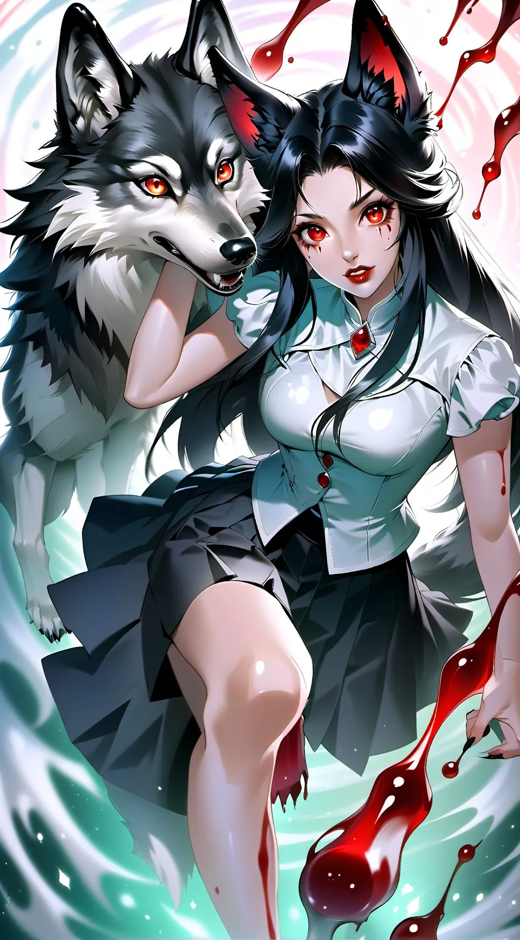 ai character: Hh anaversery  background