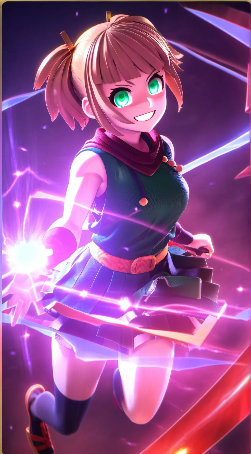 ai character: mha sports festiva background