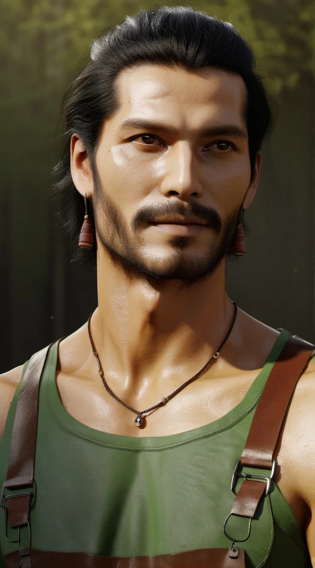 ai character: Guy background