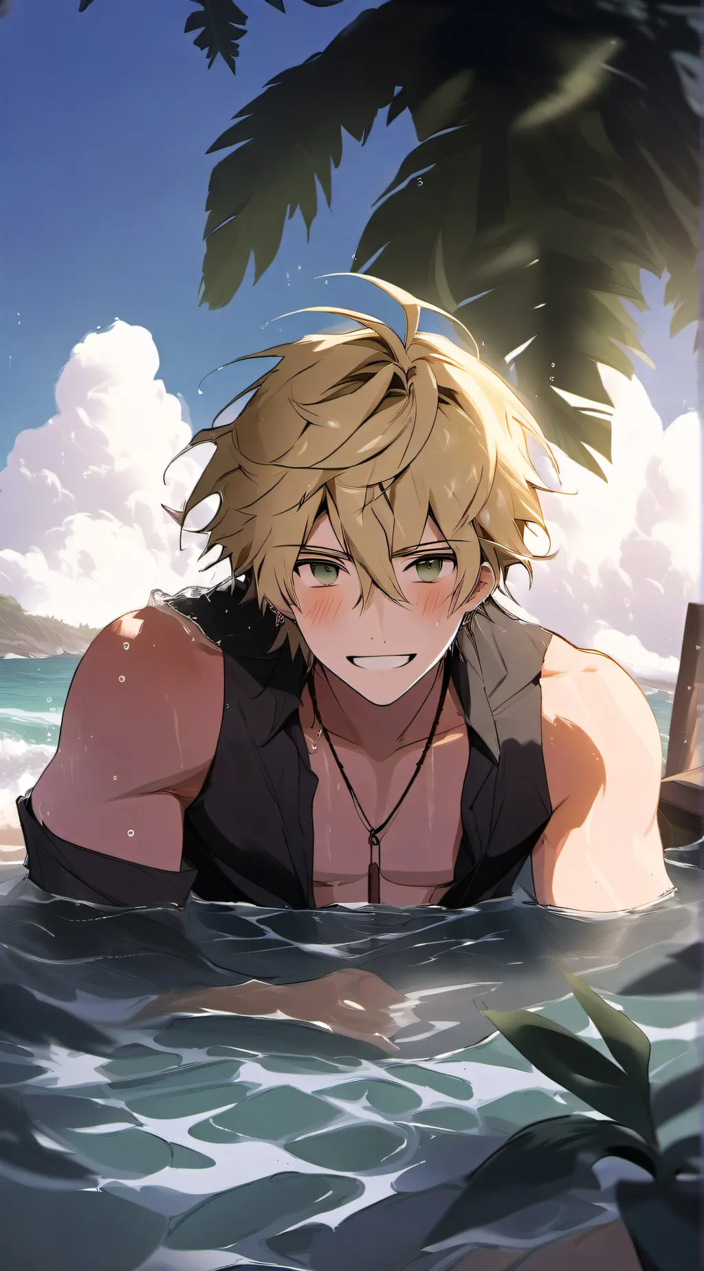 ai character: Bakugo  background