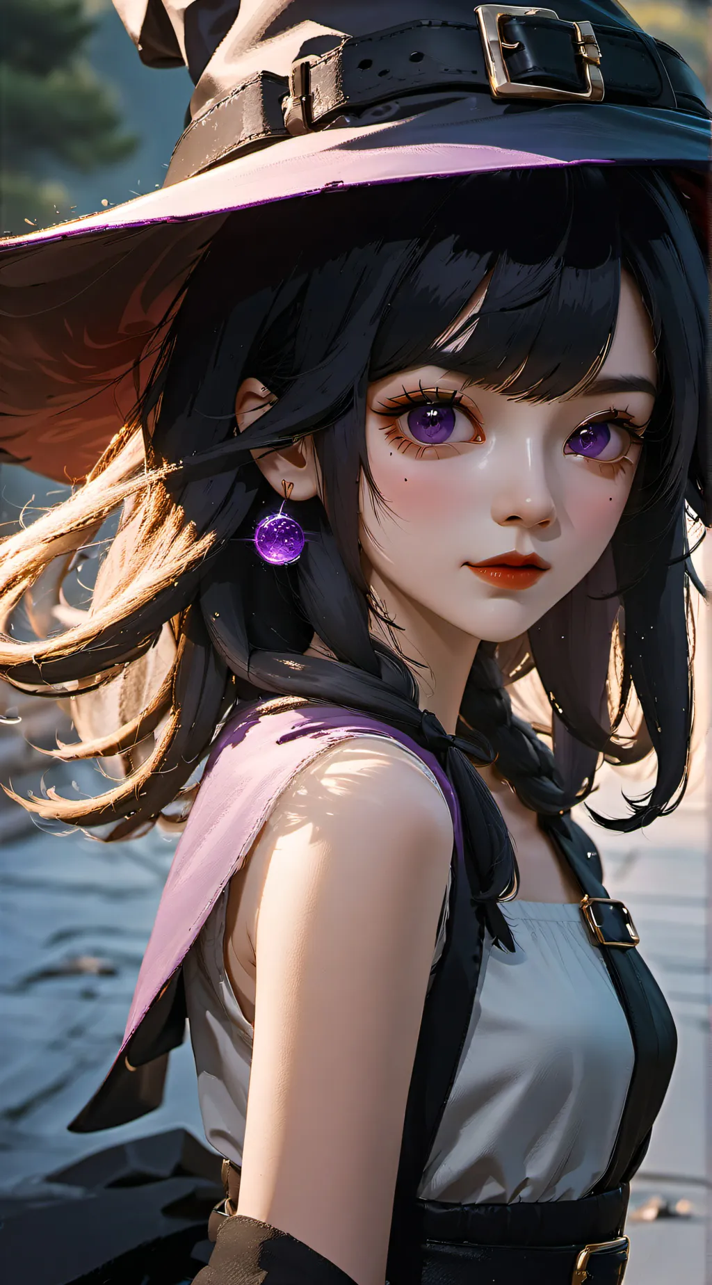 ai character: Windy background