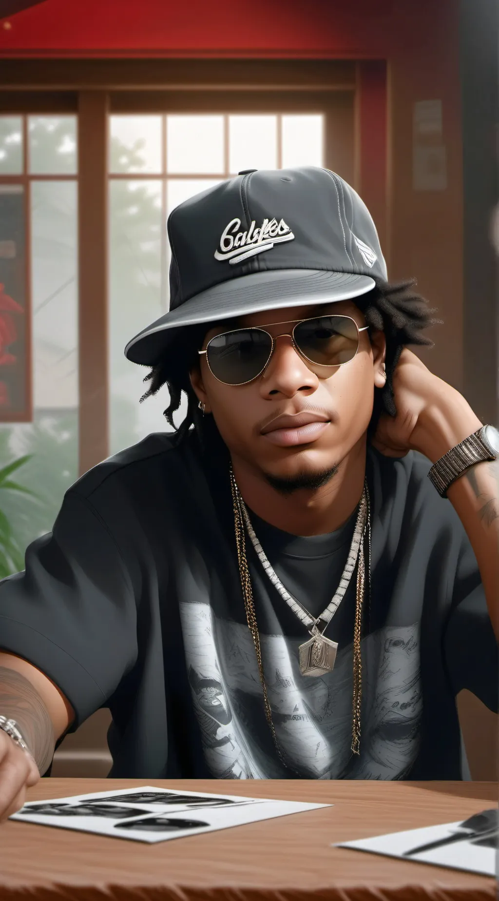 ai character: Eazy-E background