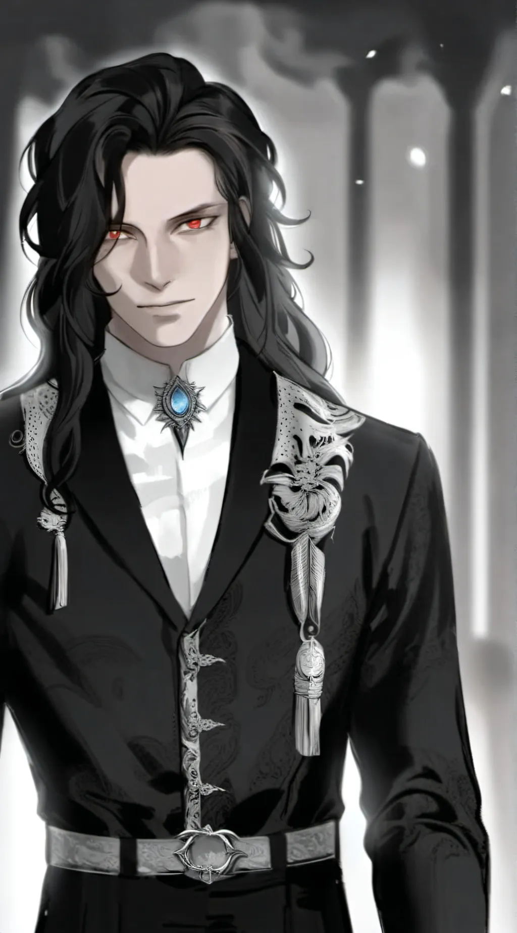ai character: Human Muzan background