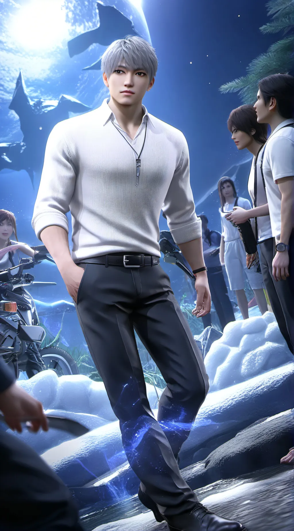 ai character: e background